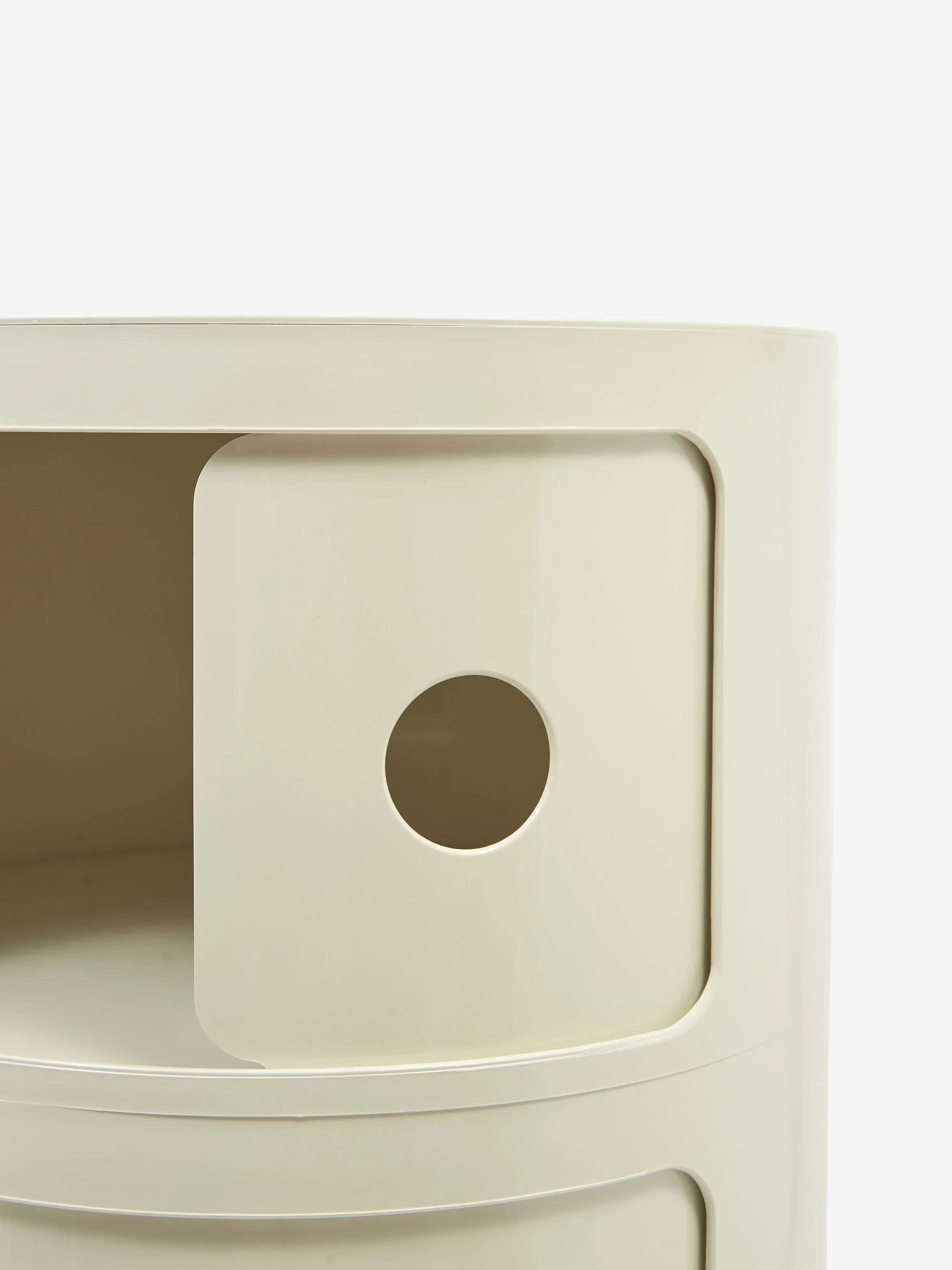 Kartell Componibili 2 Tier Storage Unit Side Table - White - Image 3