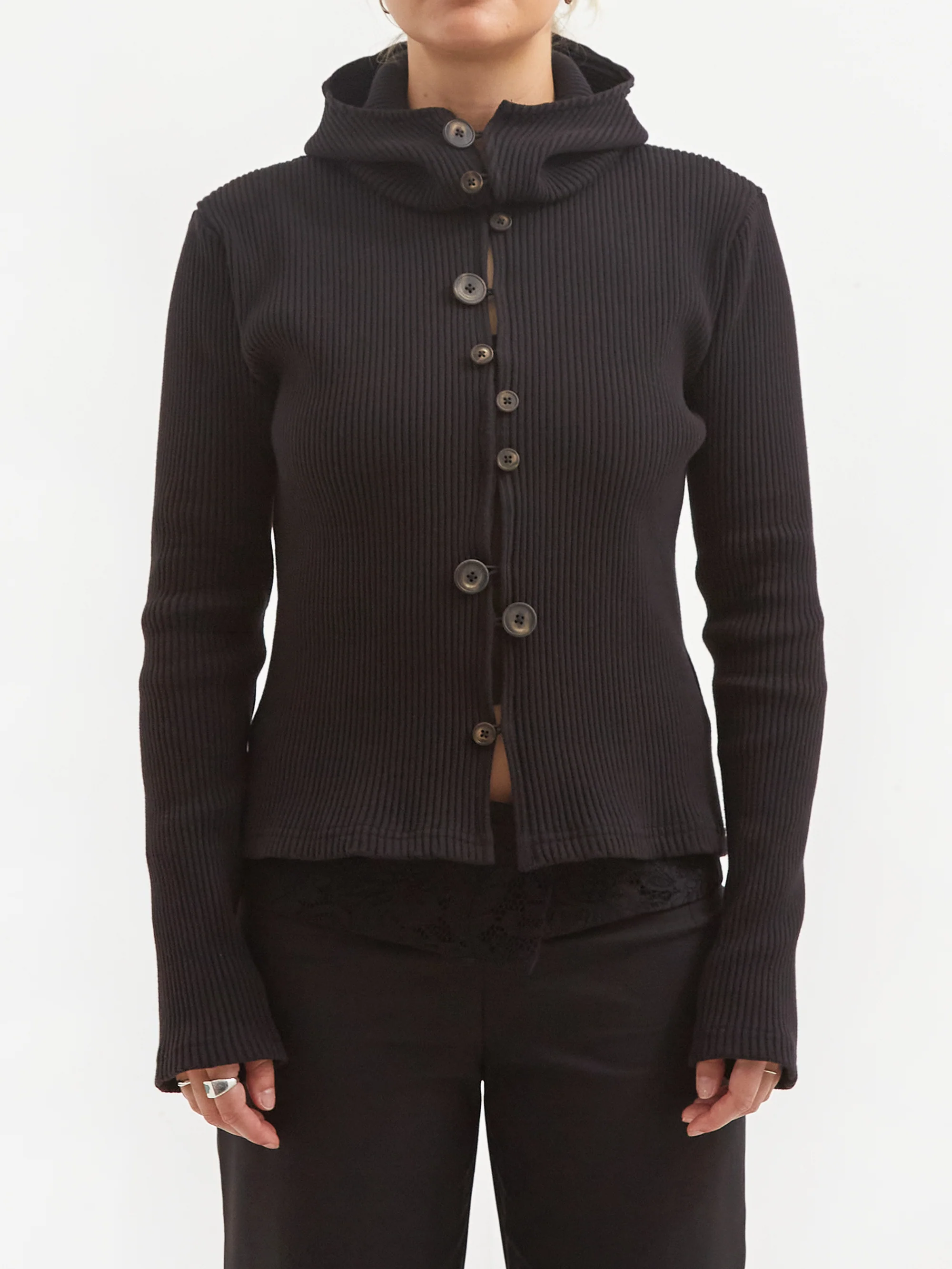 KERNEMILK Looney Cardigan - Black