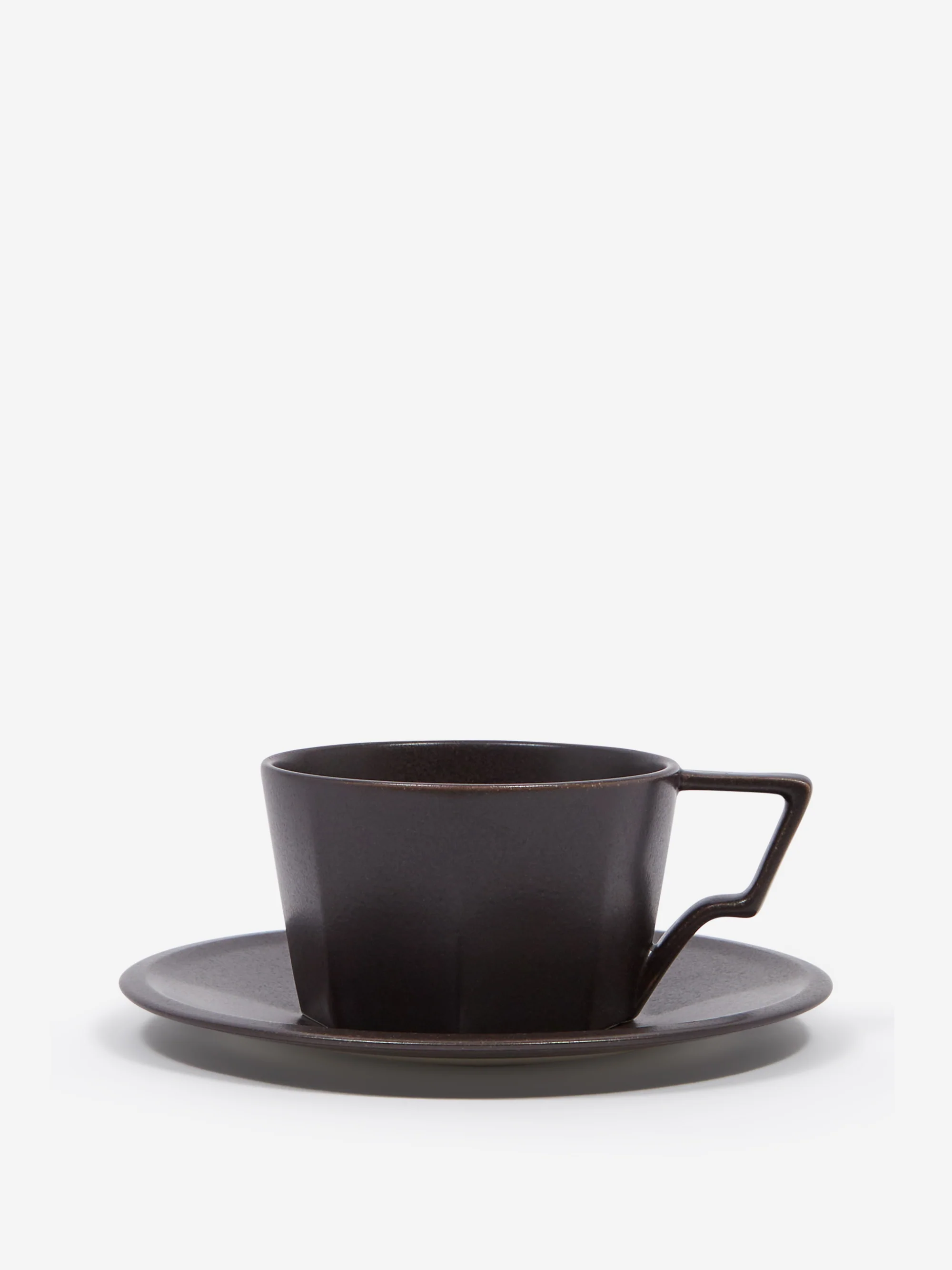 Kinto OCT Cup and Saucer 300ml - Black