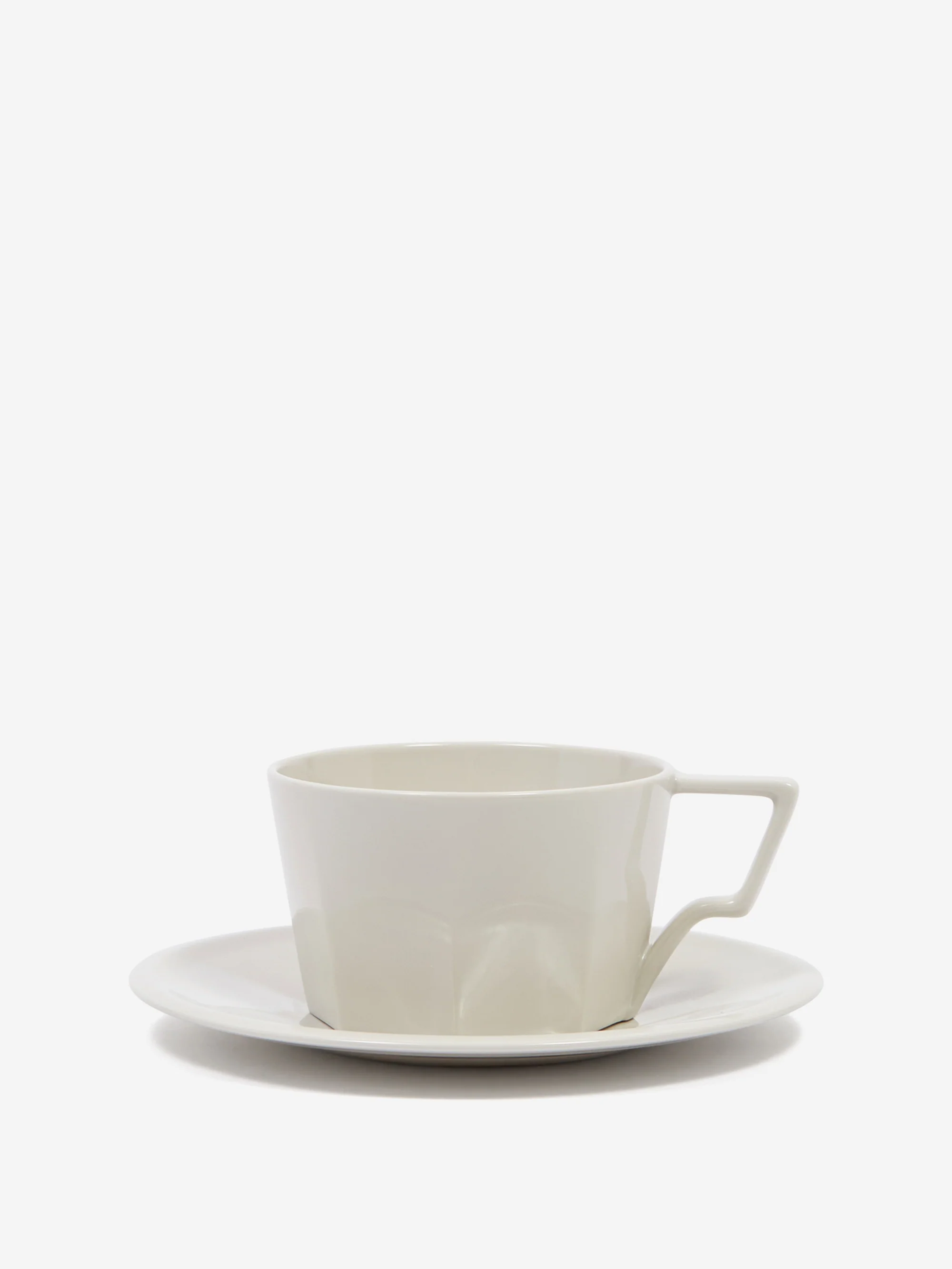 Kinto OCT Cup and Saucer 300ml - White