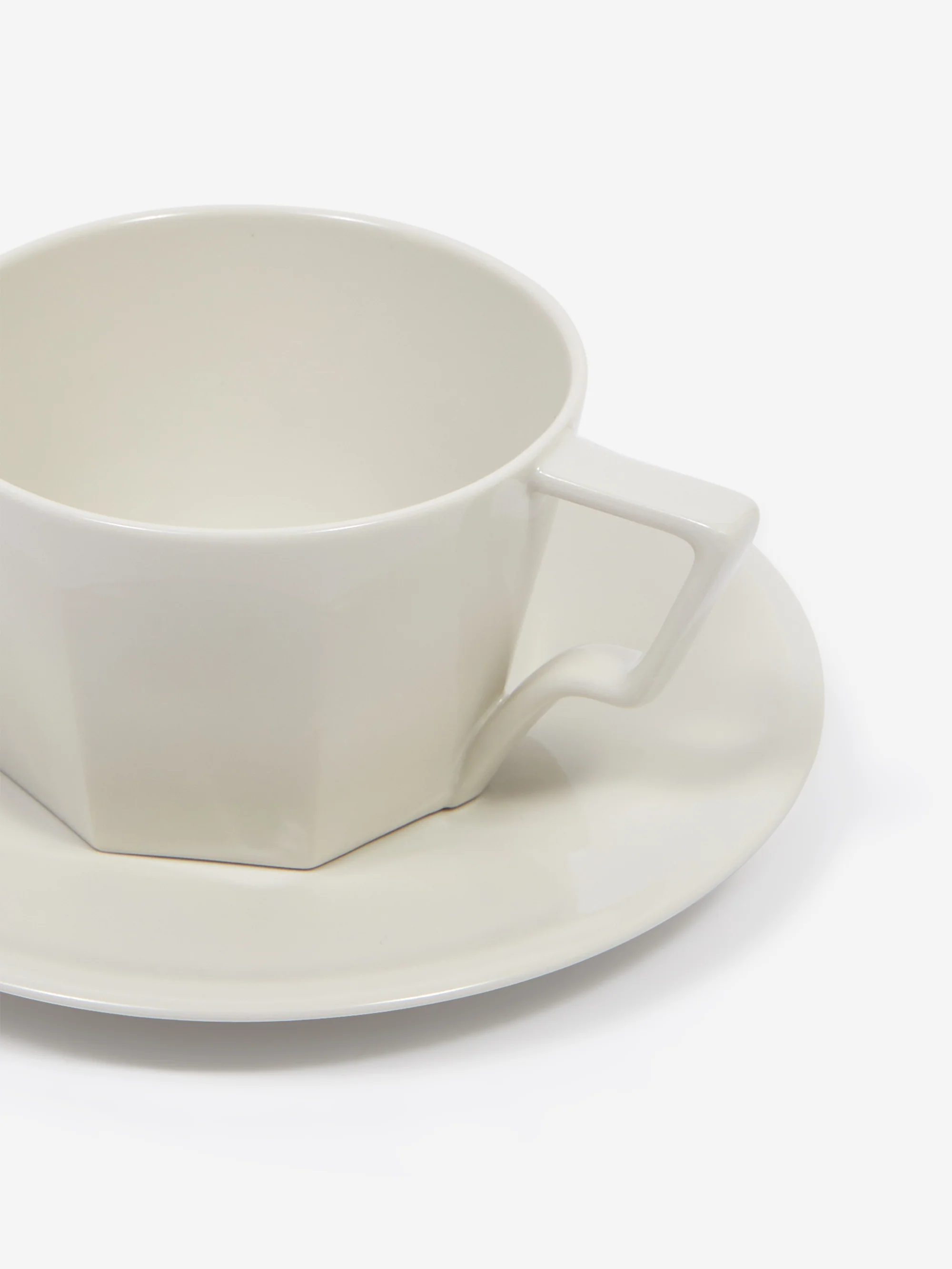 Kinto OCT Cup and Saucer 300ml - White - Image 2