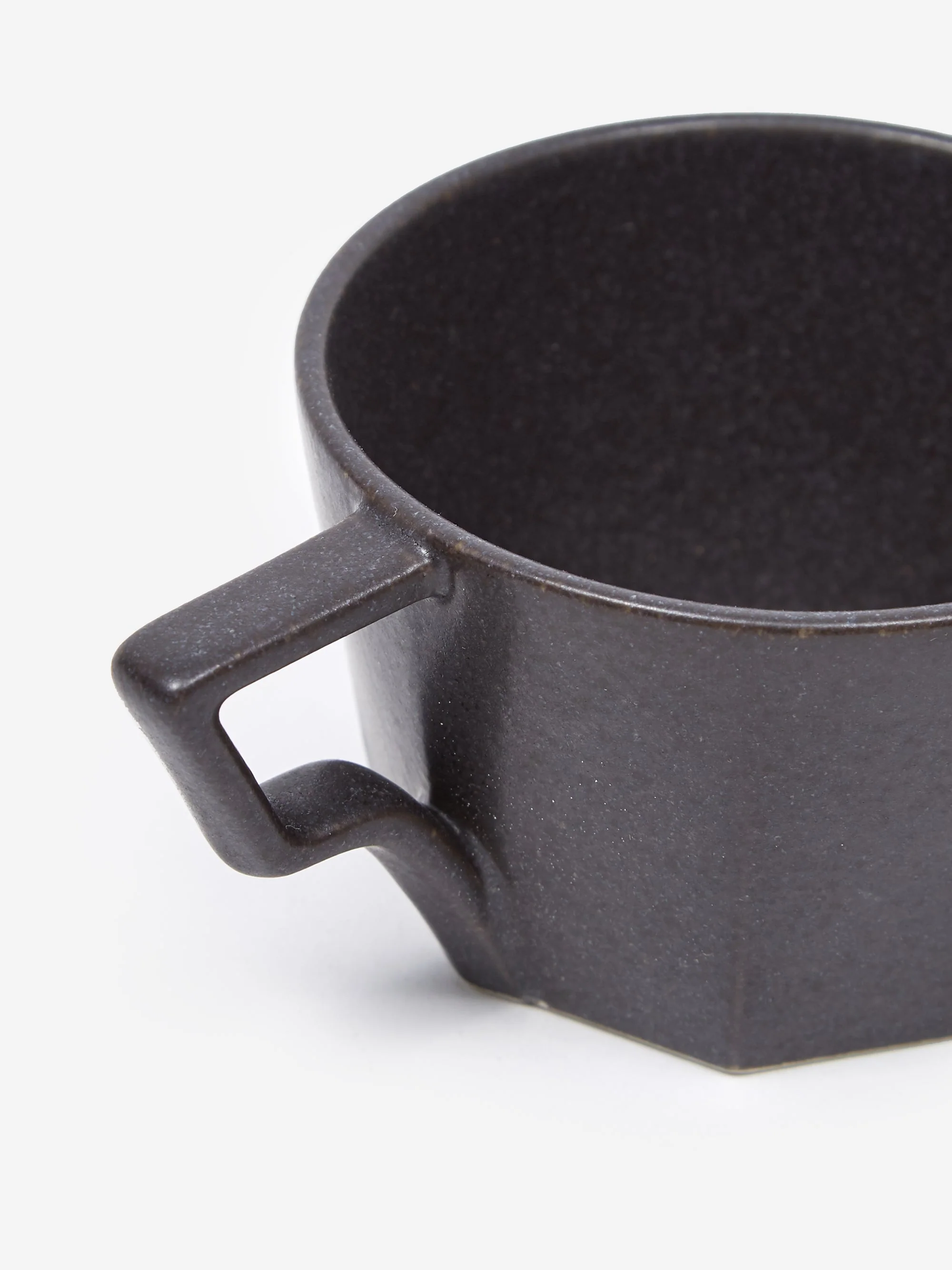 Kinto OCT Cup & Saucer 220ml - Black - Image 3