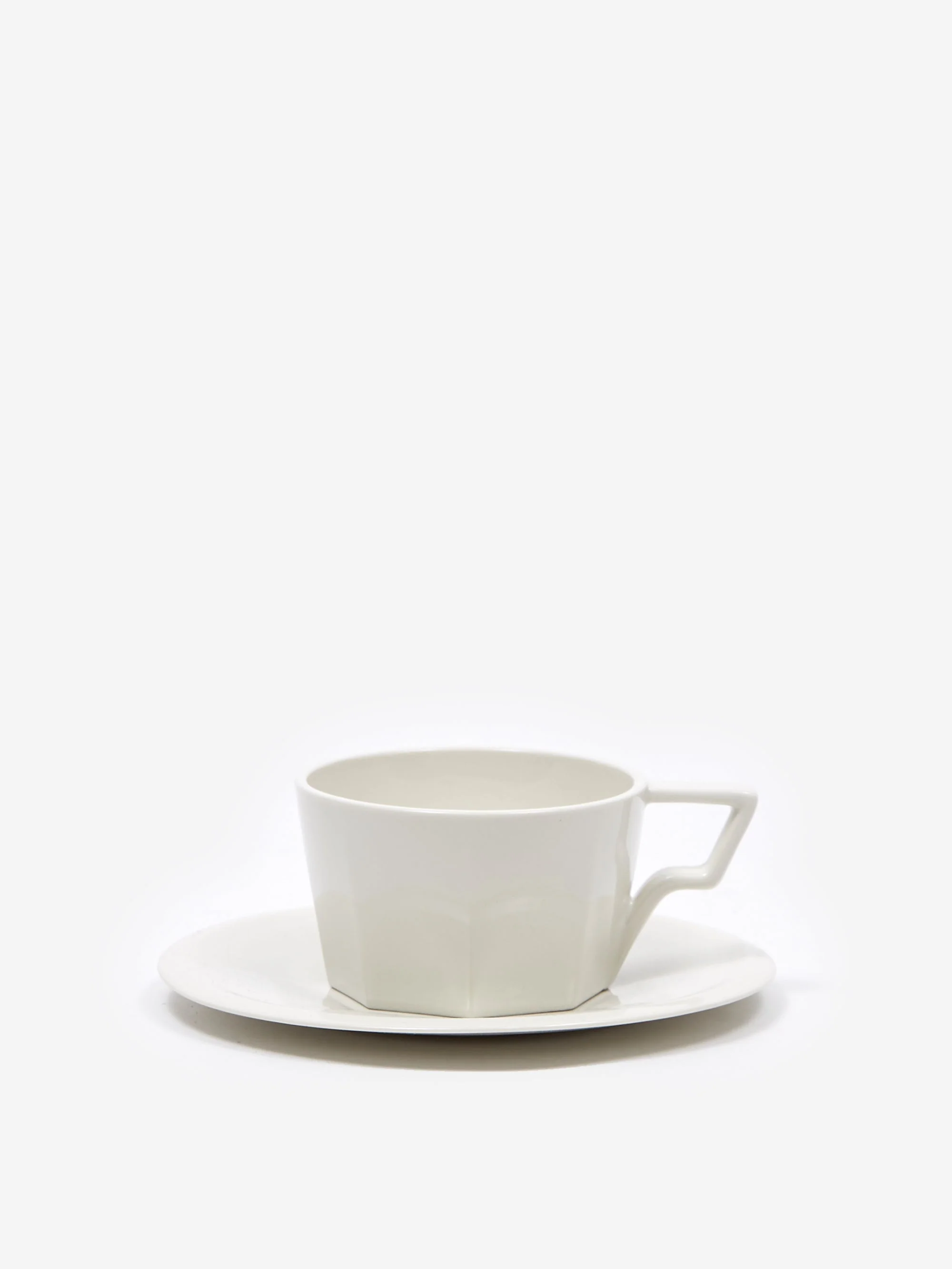 Kinto OCT Cup & Saucer 220ml - White
