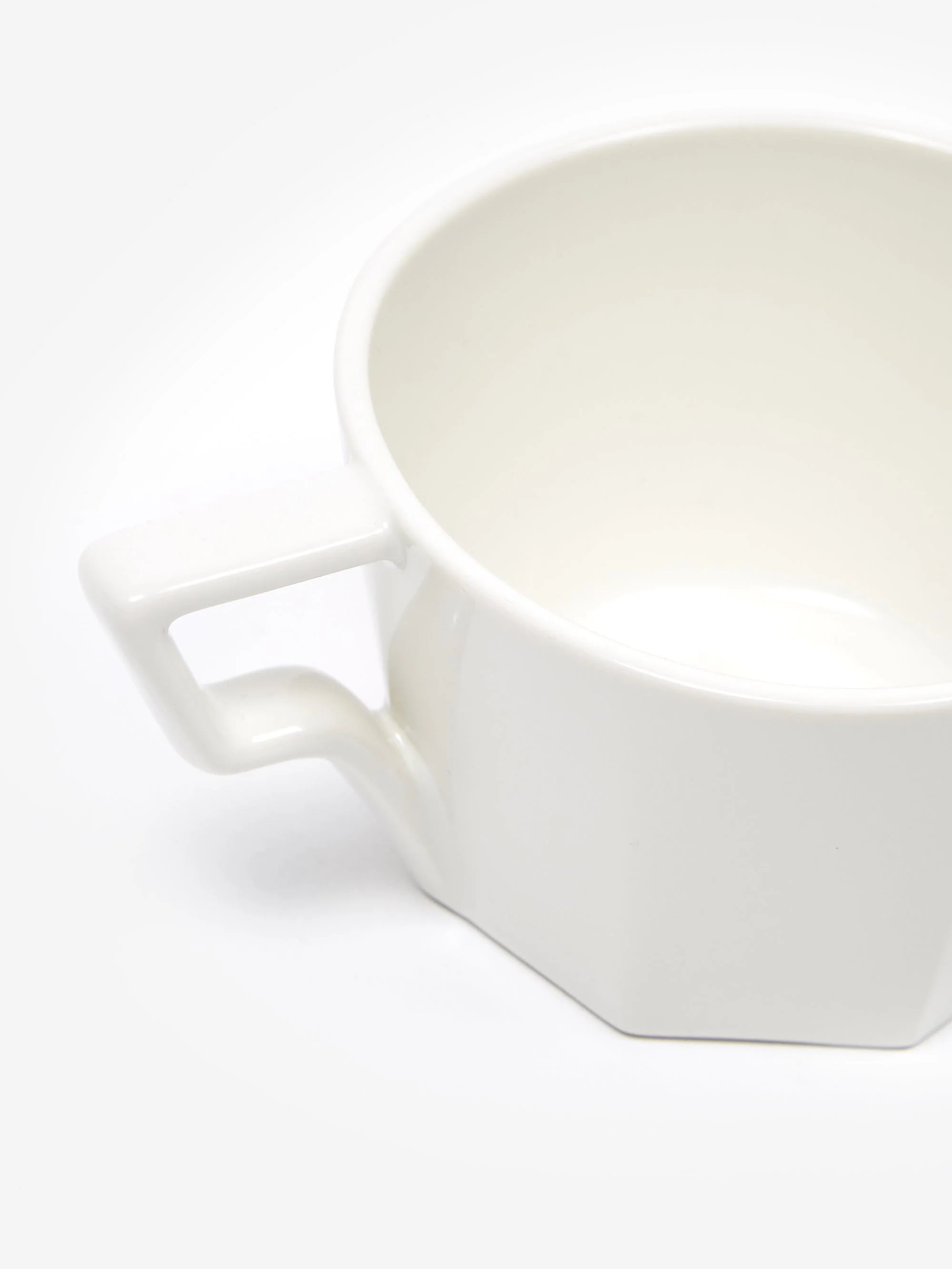 Kinto OCT Cup & Saucer 220ml - White - Image 4