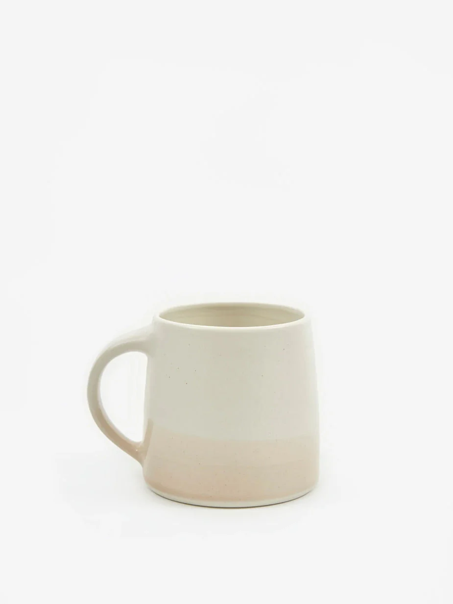 Kinto SCS Mug 320ml - White x Pink Beige - Image 4