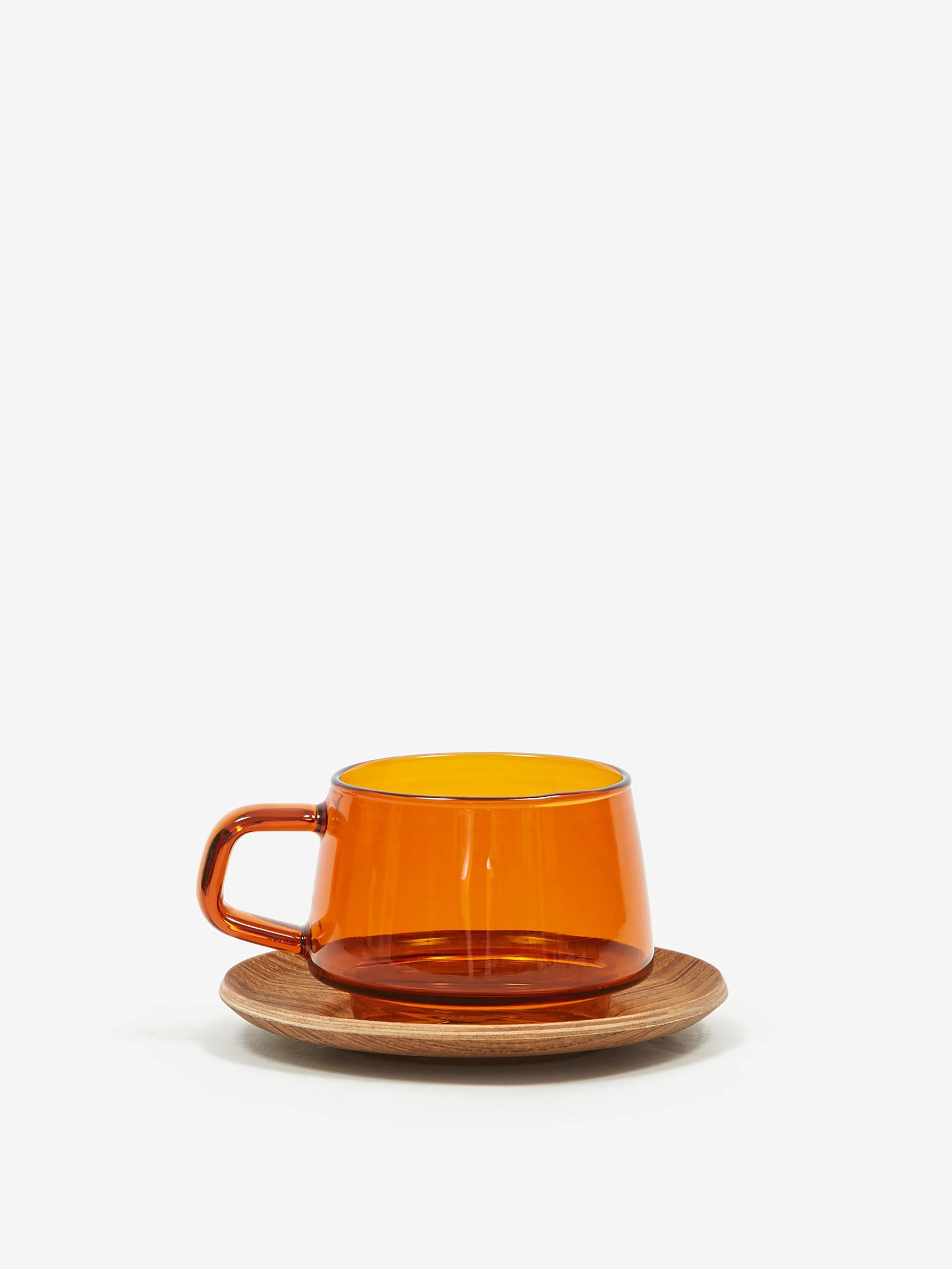 Kinto Sepia Cup and Saucer - Amber - Image 3