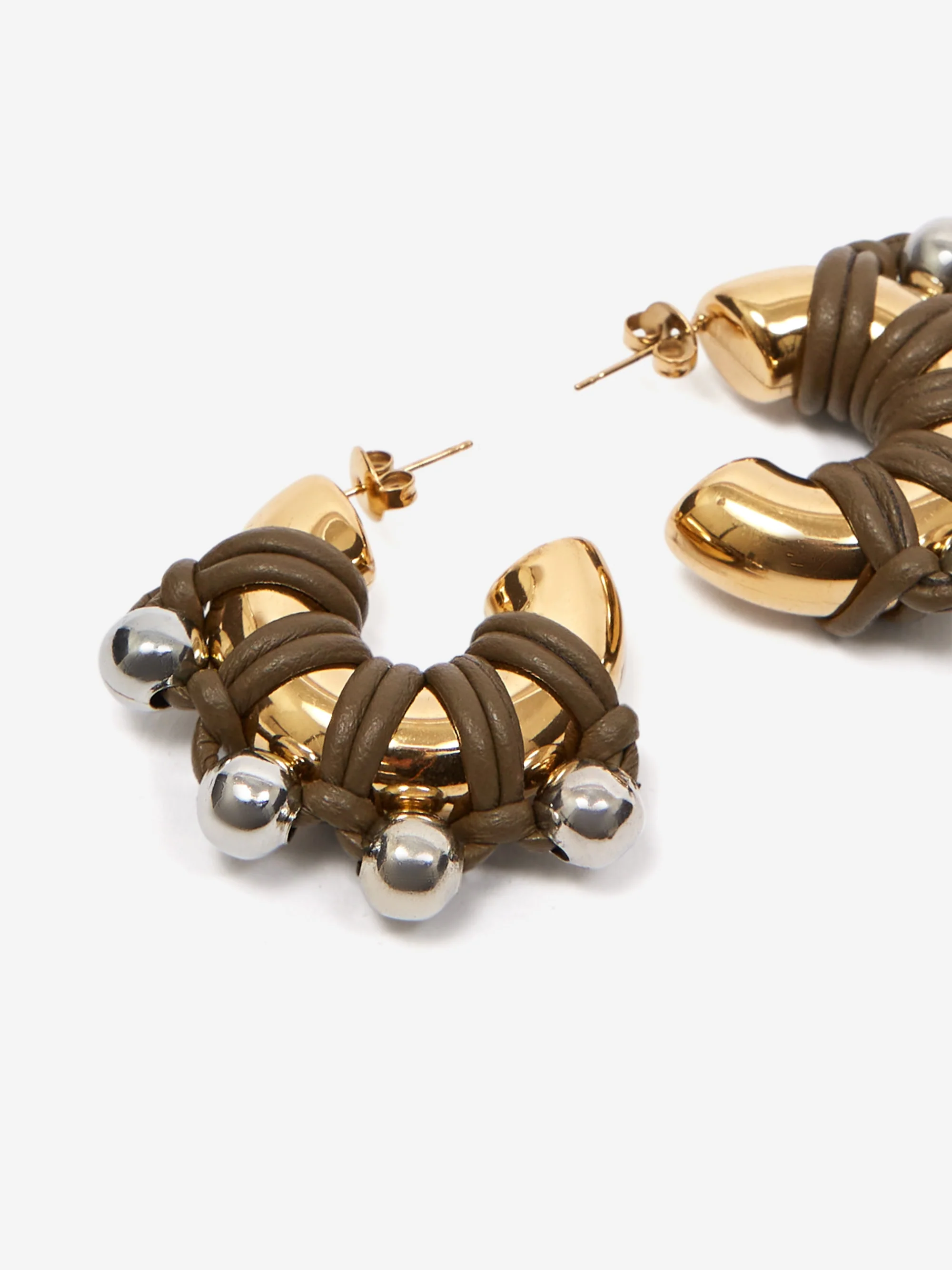Kitesy Martin La Chunky Earring - Golden/Kaki - Image 2