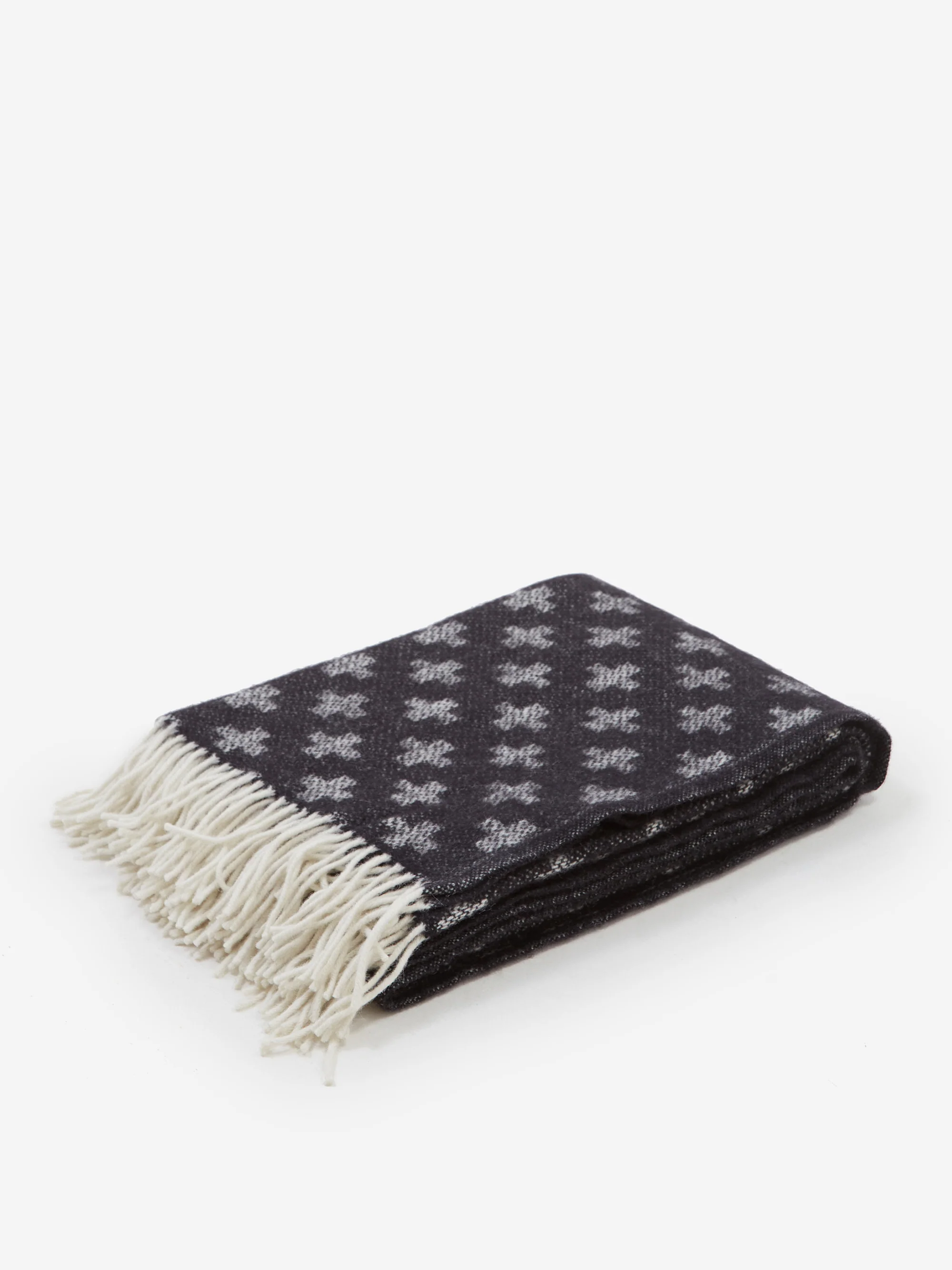 Klippan Plus Lambswool Blanket - Black