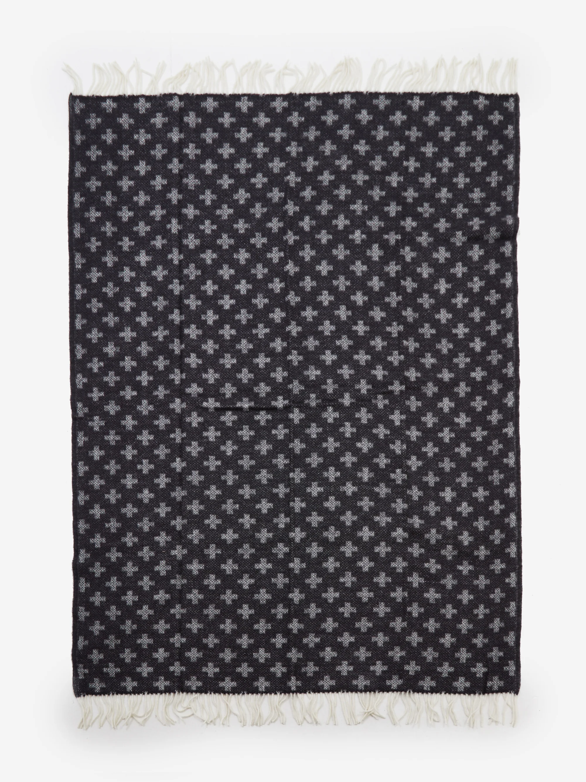 Klippan Plus Lambswool Blanket - Black - Image 2
