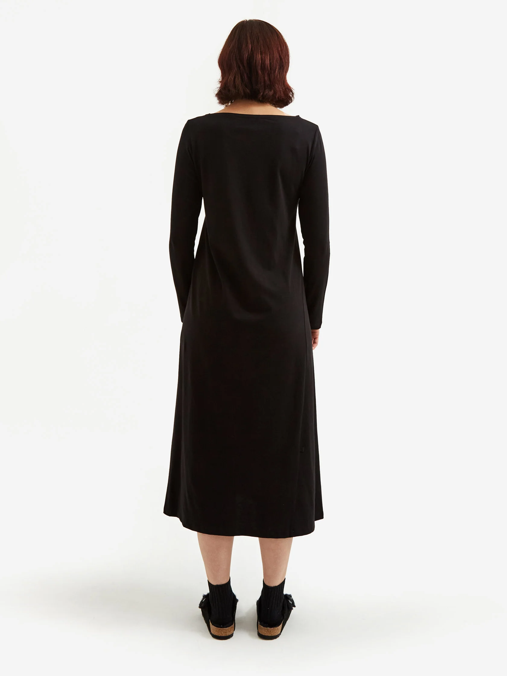 Kowtow Boatneck Dress - Black - Image 3