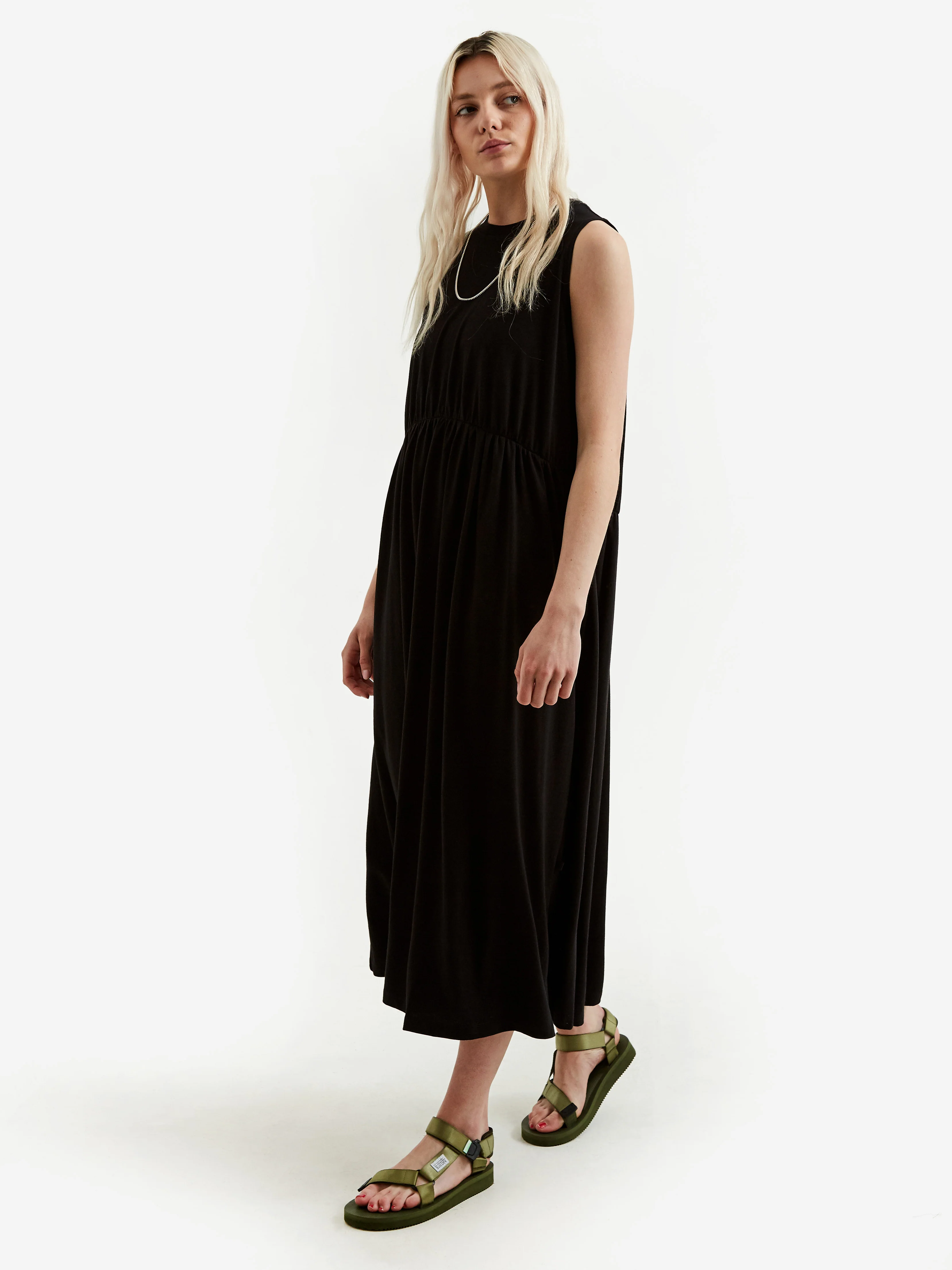 Kowtow Curve Waist Dress - Black