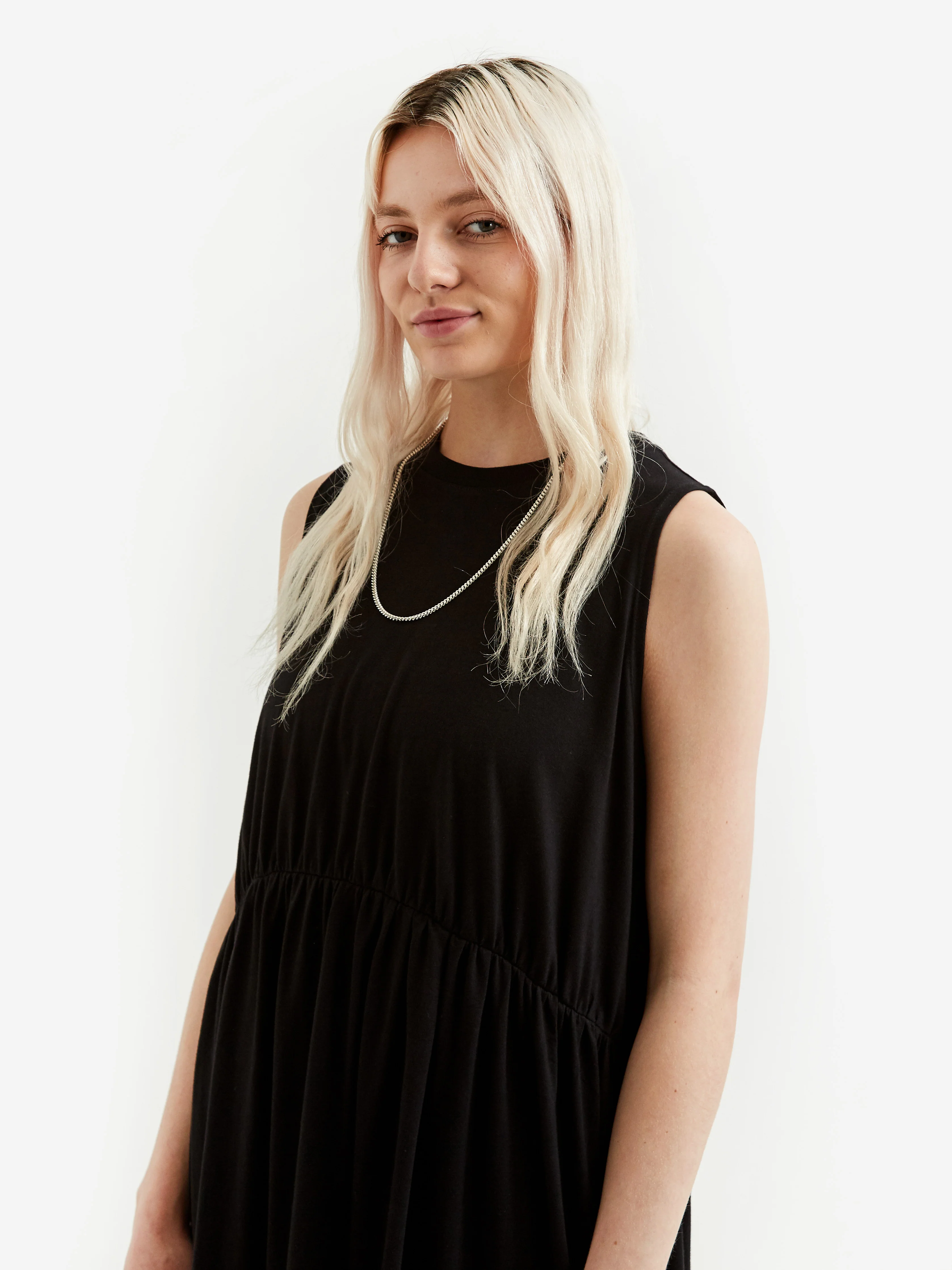 Kowtow Curve Waist Dress - Black - Image 2