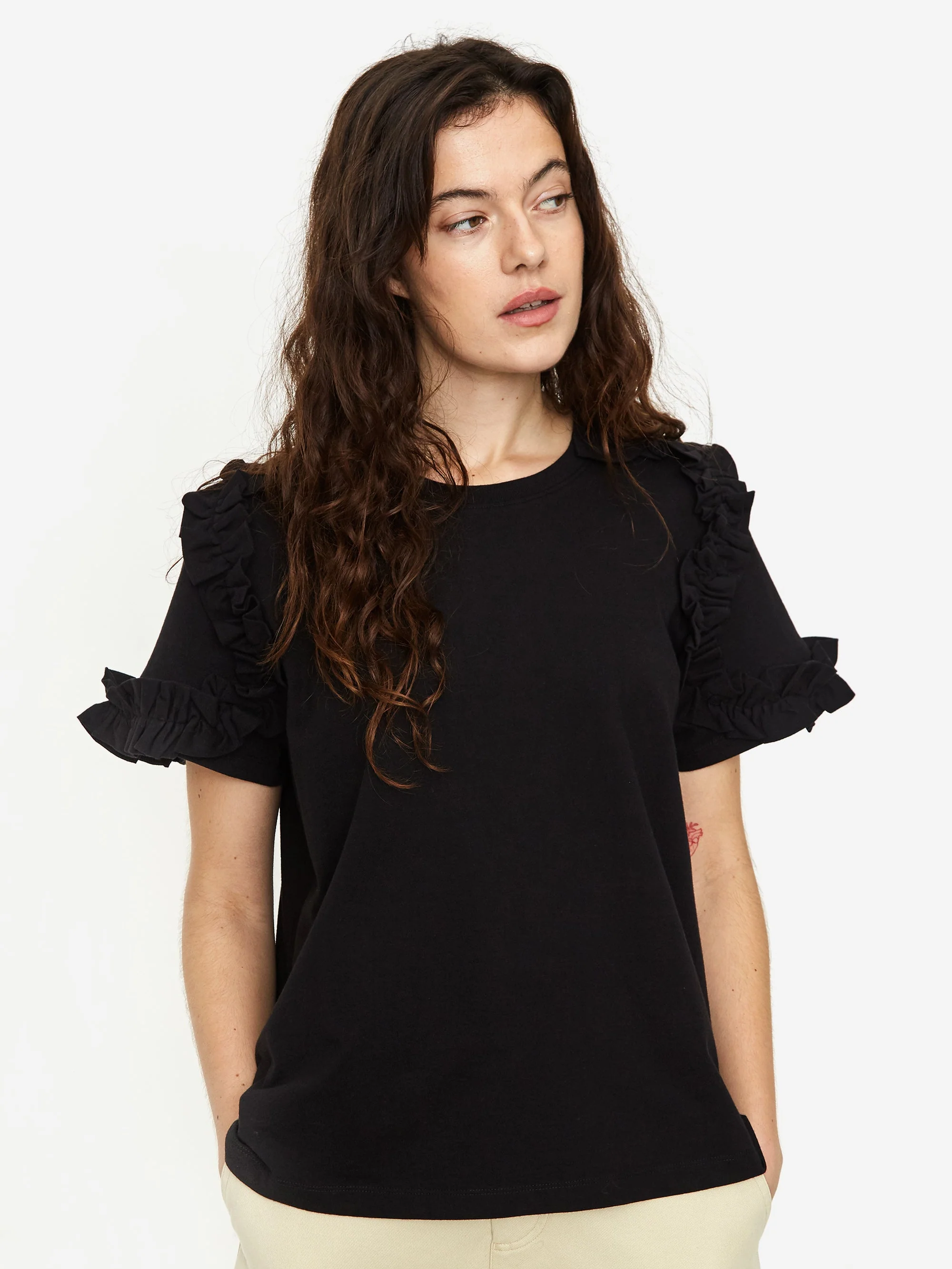 Kowtow Lily Short Sleeve T-Shirt - Black - Image 2