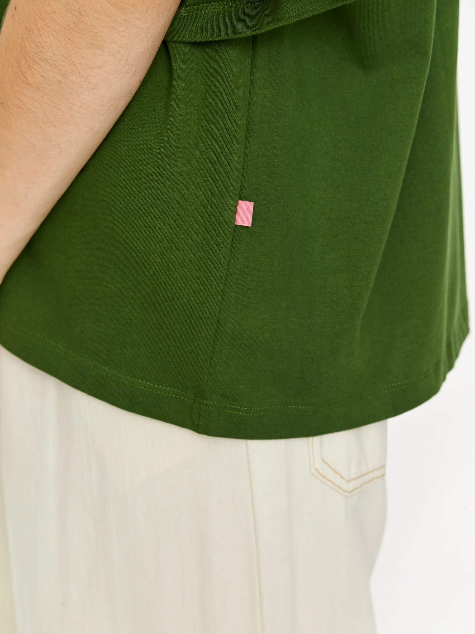 Kowtow Oversized Boxy Shortsleeve T-Shirt - Grass - Image 4