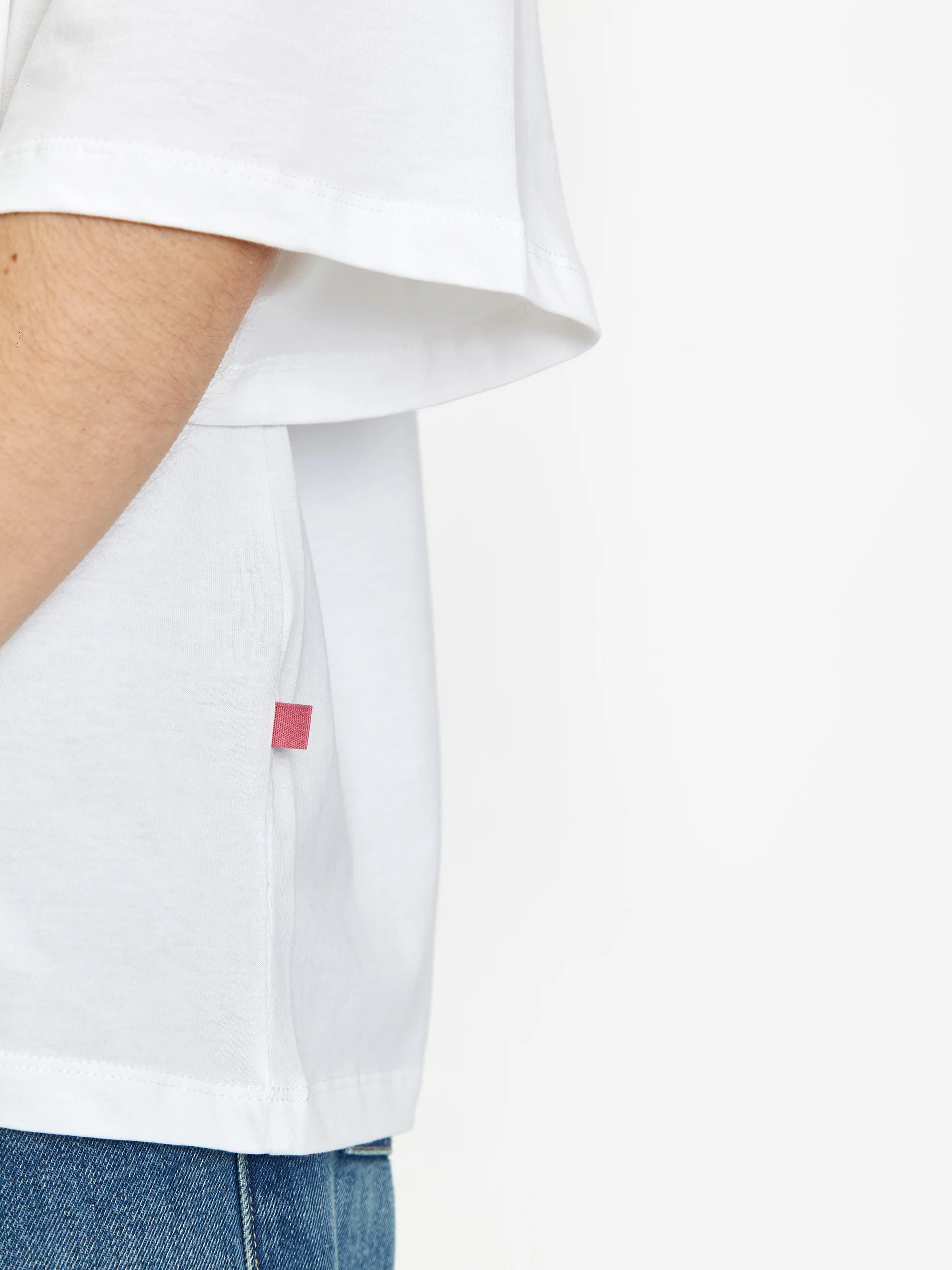 Kowtow Oversized Boxy Shortsleeve T-Shirt - White - Image 6