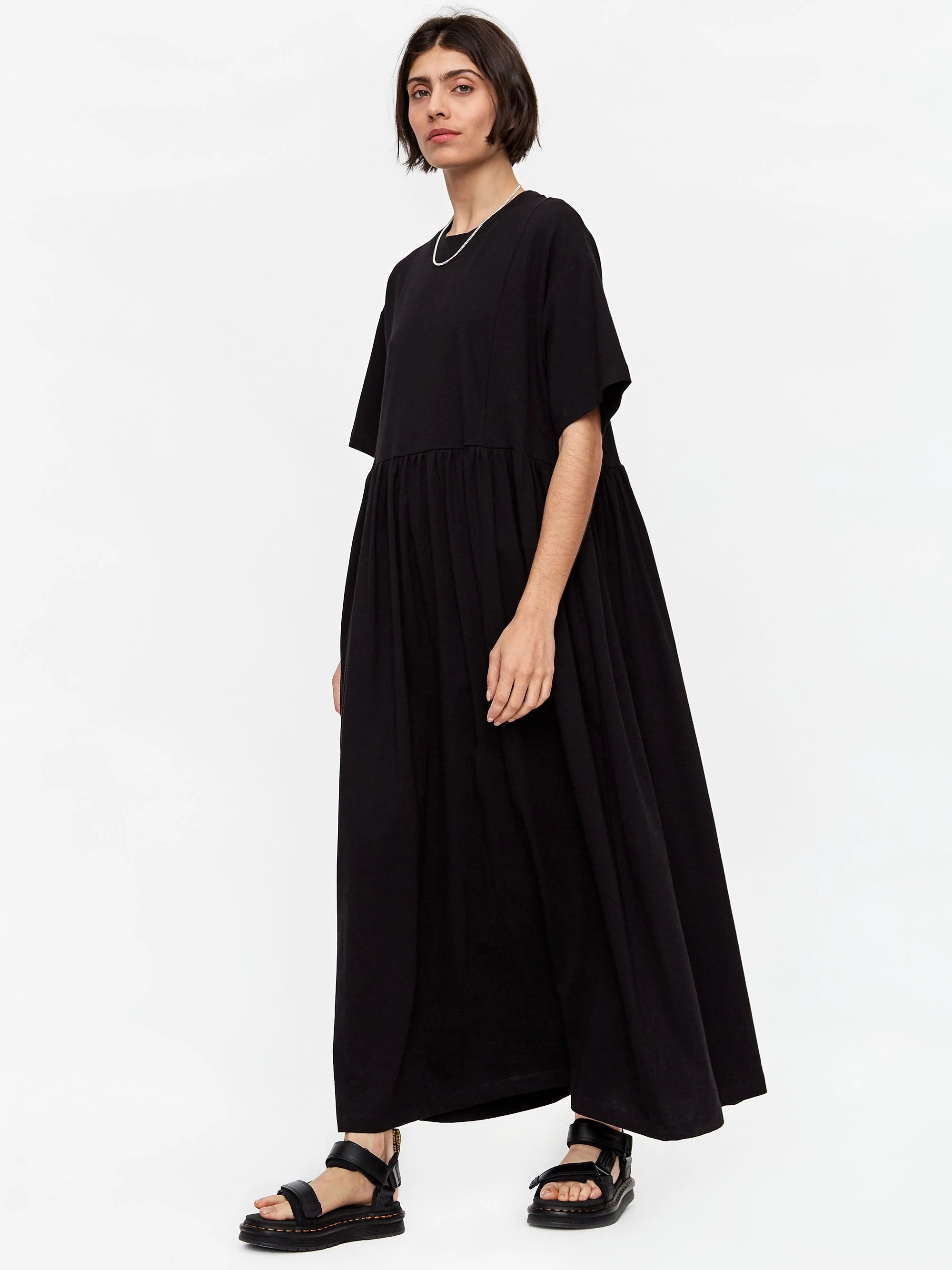 Kowtow Rib Panel Dress - Black - Image 3
