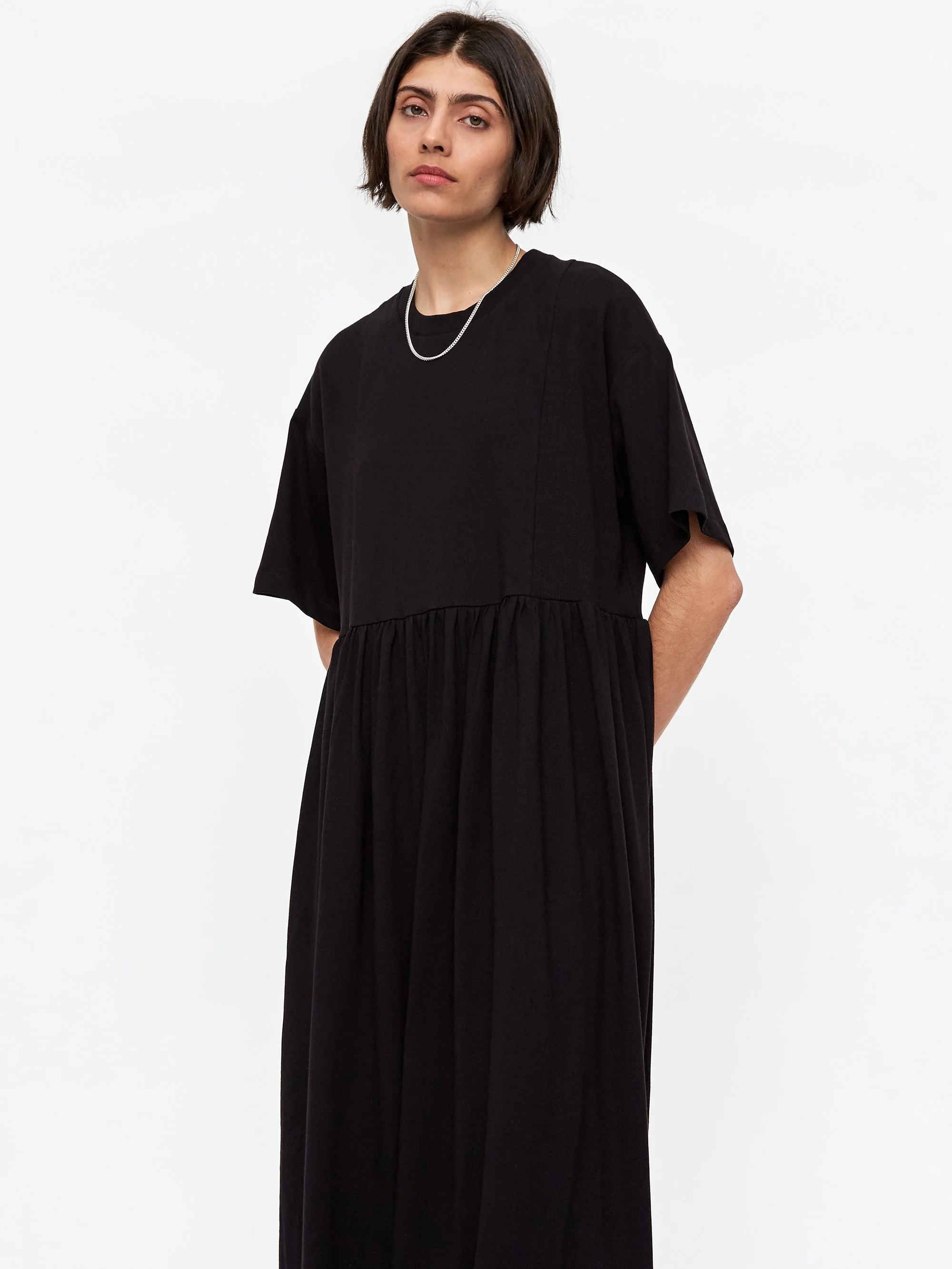 Kowtow Rib Panel Dress - Black - Image 4