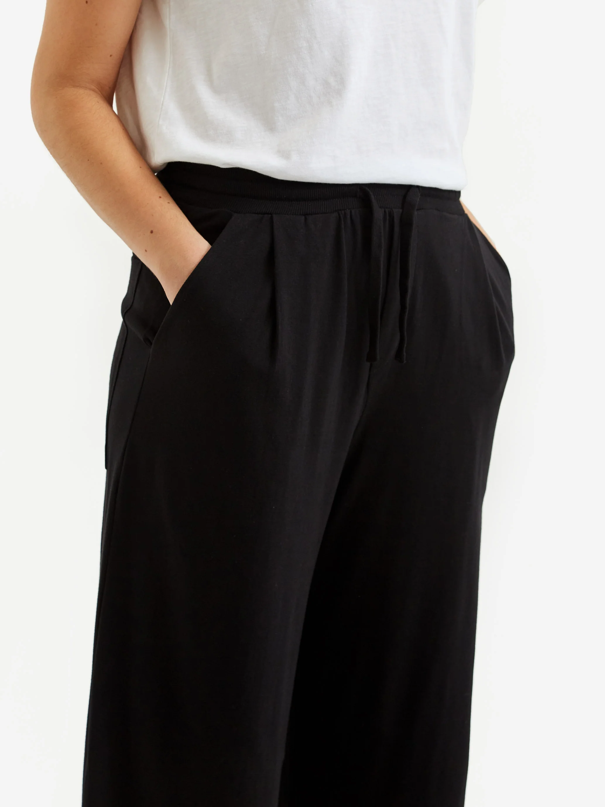 Kowtow Wide Leg Pant - Black - Image 3