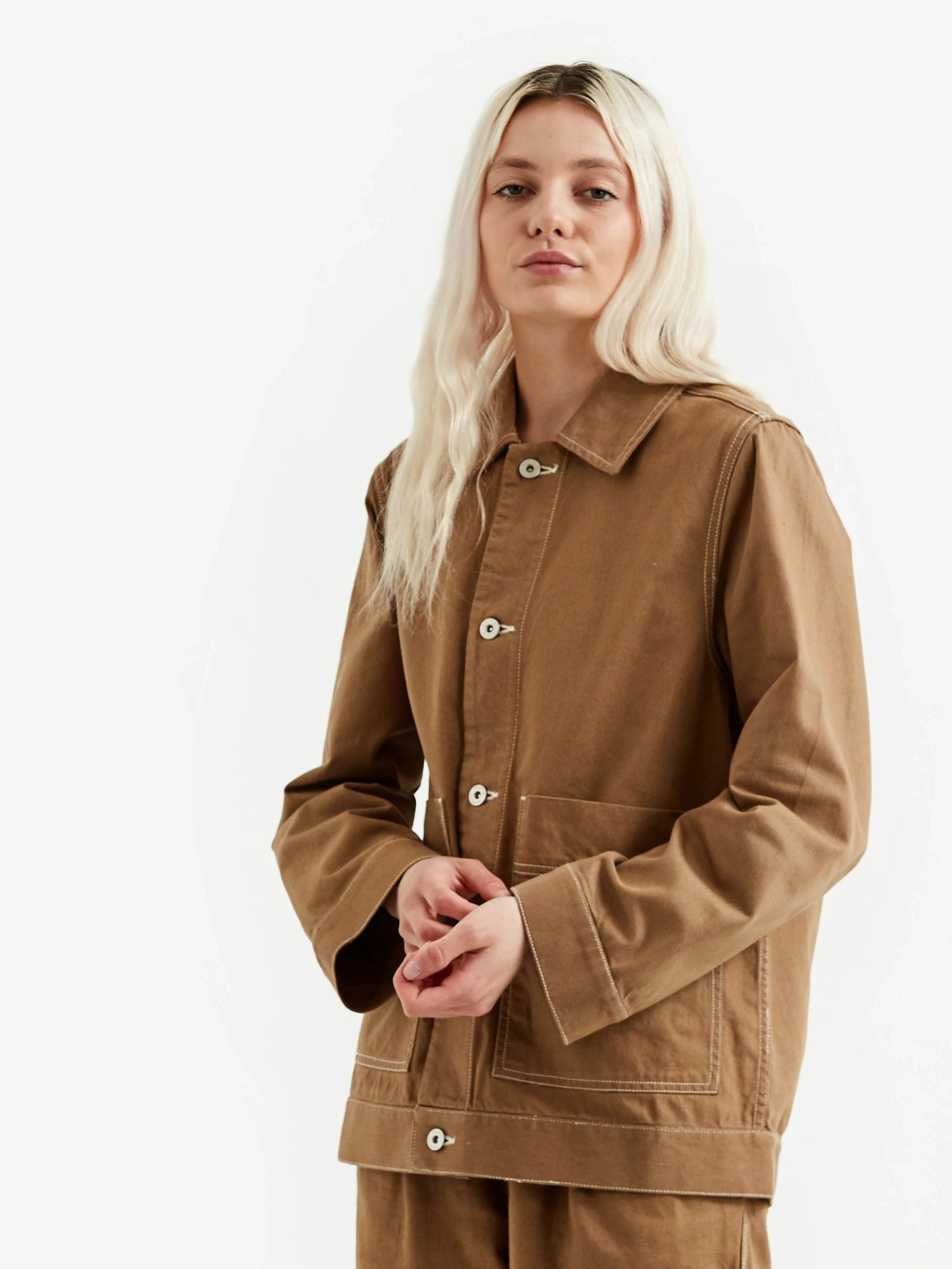 Kowtow Workshop Jacket - Earth Denim - Image 3