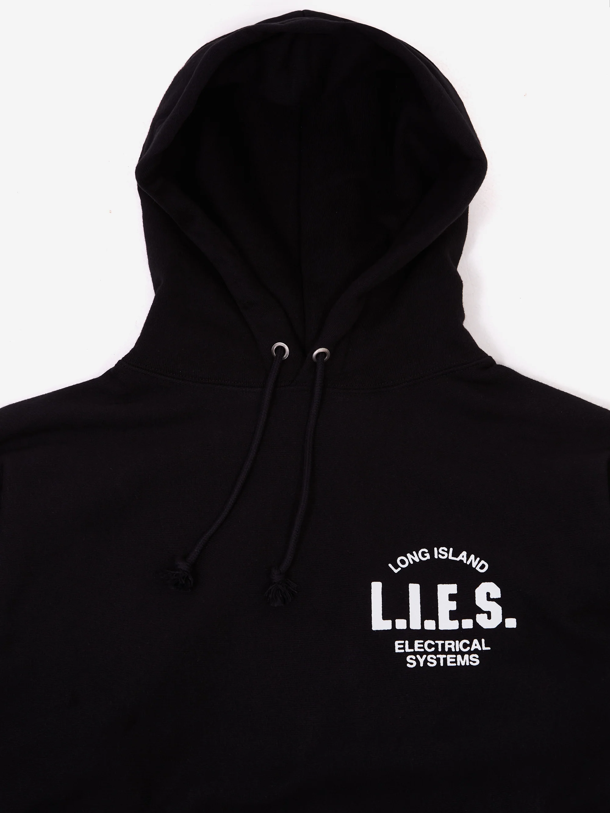L.I.E.S. Records Classic Logo Hoodie - Black - Image 3
