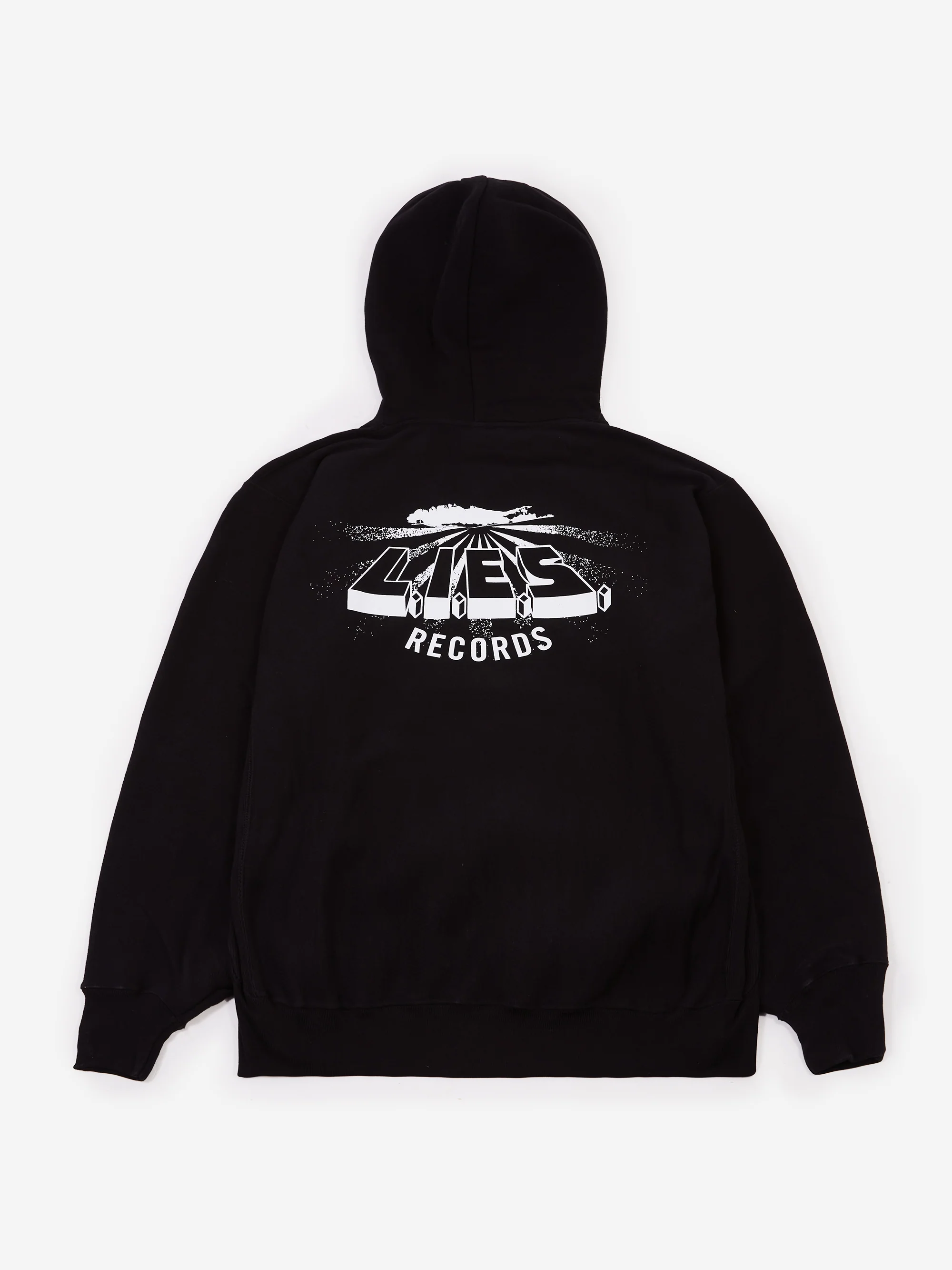 L.I.E.S. Records Classic Logo Hoodie - Black - Image 4