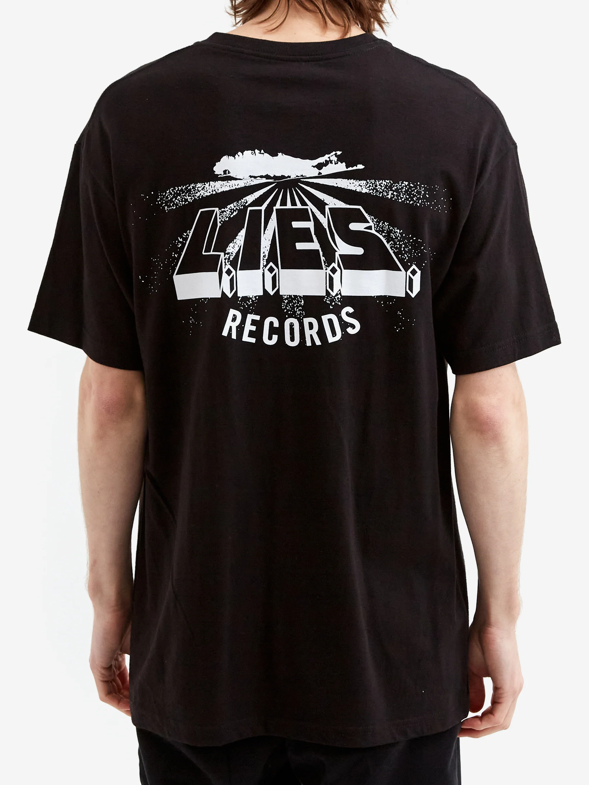 L.I.E.S. Records Classic Logo SS T-Shirt - Black - Image 2