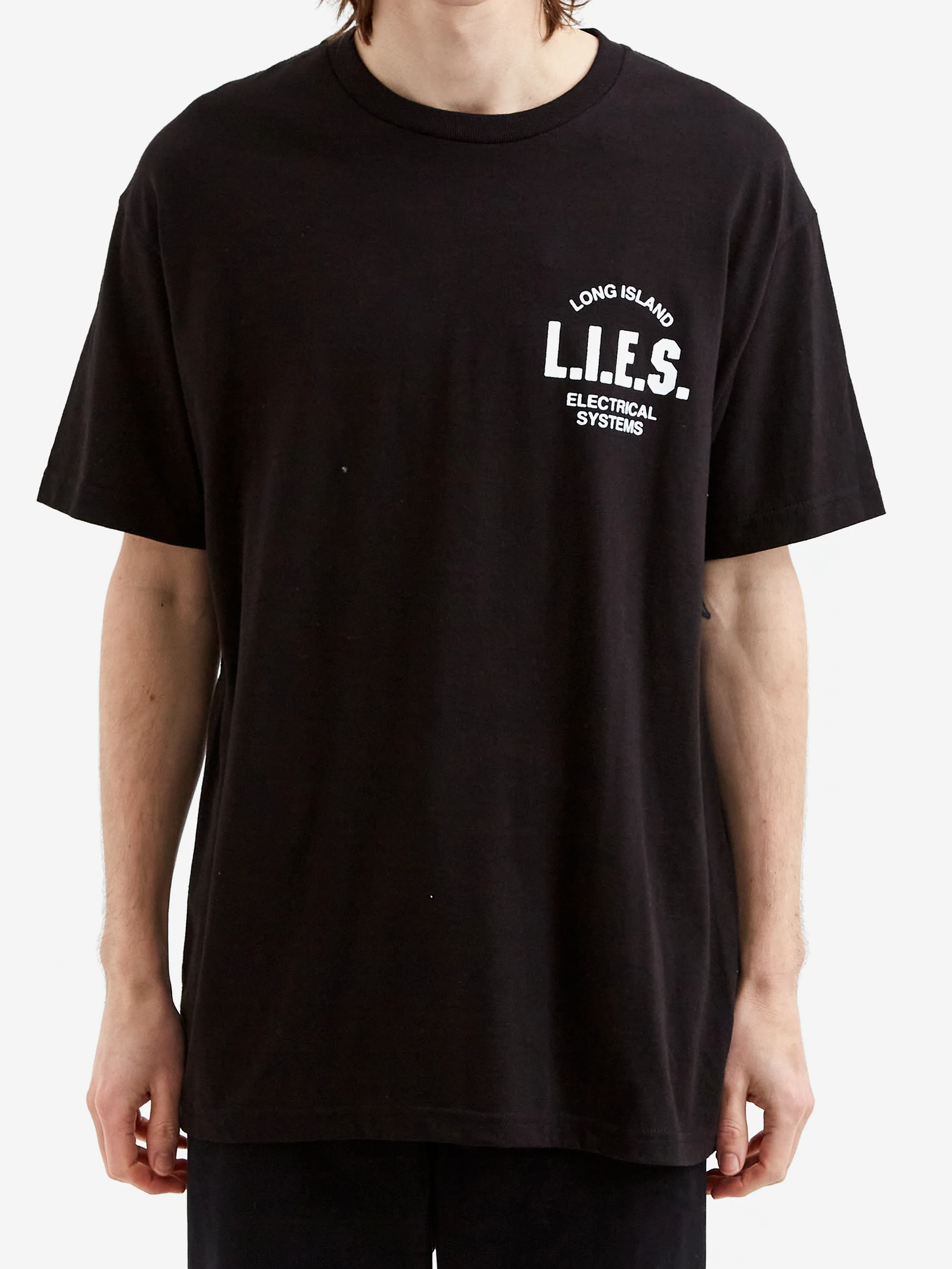 L.I.E.S. Records Classic Logo SS T-Shirt - Black - Image 5