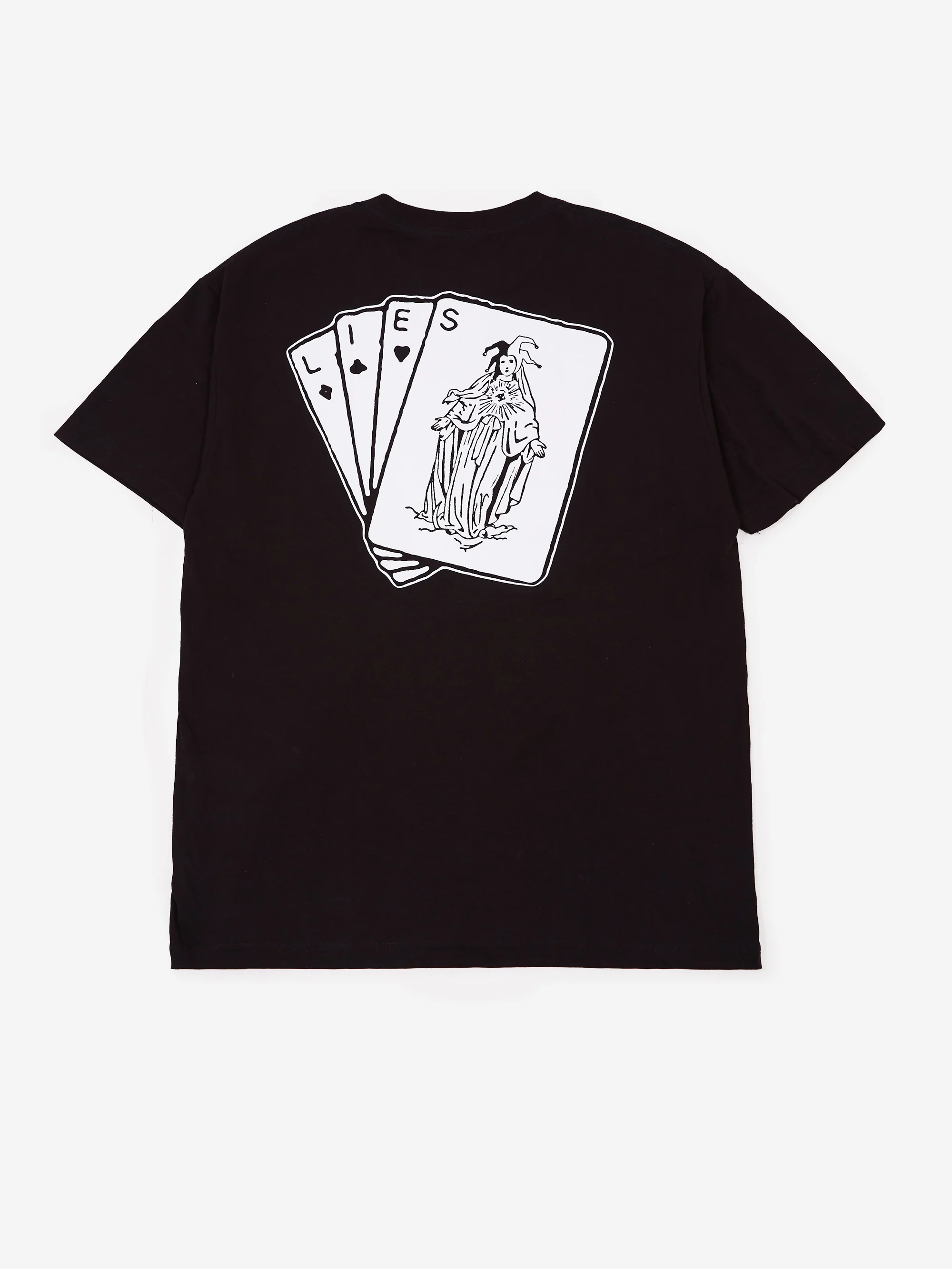 L.I.E.S. Records L.I.E.S. Cards SS T-Shirt - Black - Image 3