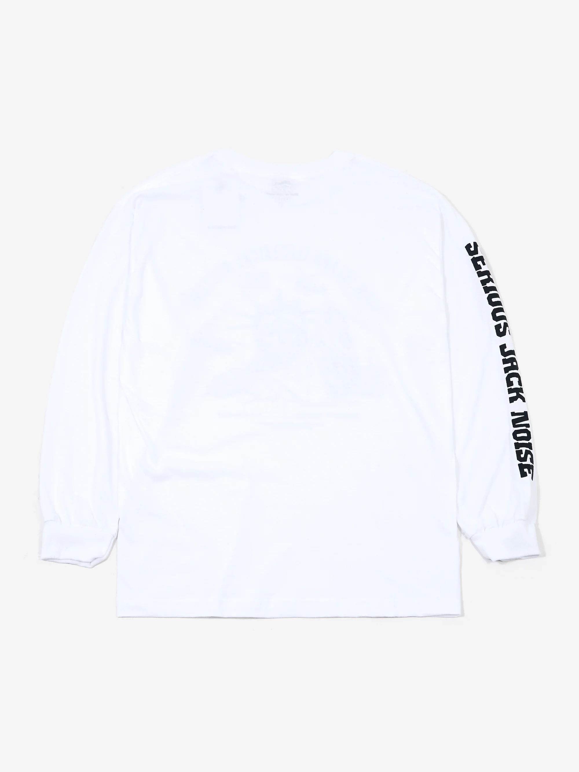 L.I.E.S. Records L.I.E.S. Statue LS T-Shirt - White - Image 4