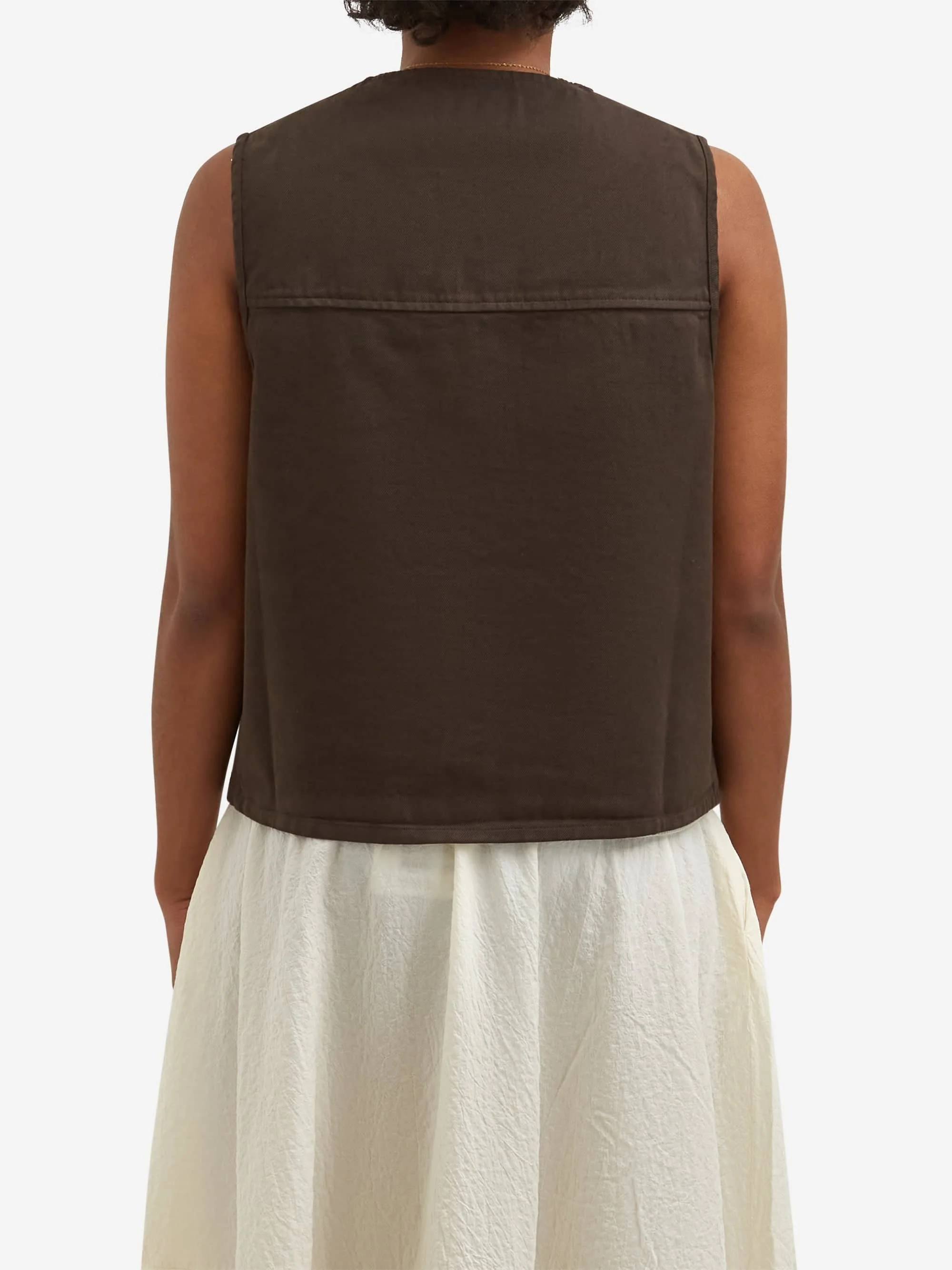 Labo.Art Gilet Pesca Moon - Maron - Image 3