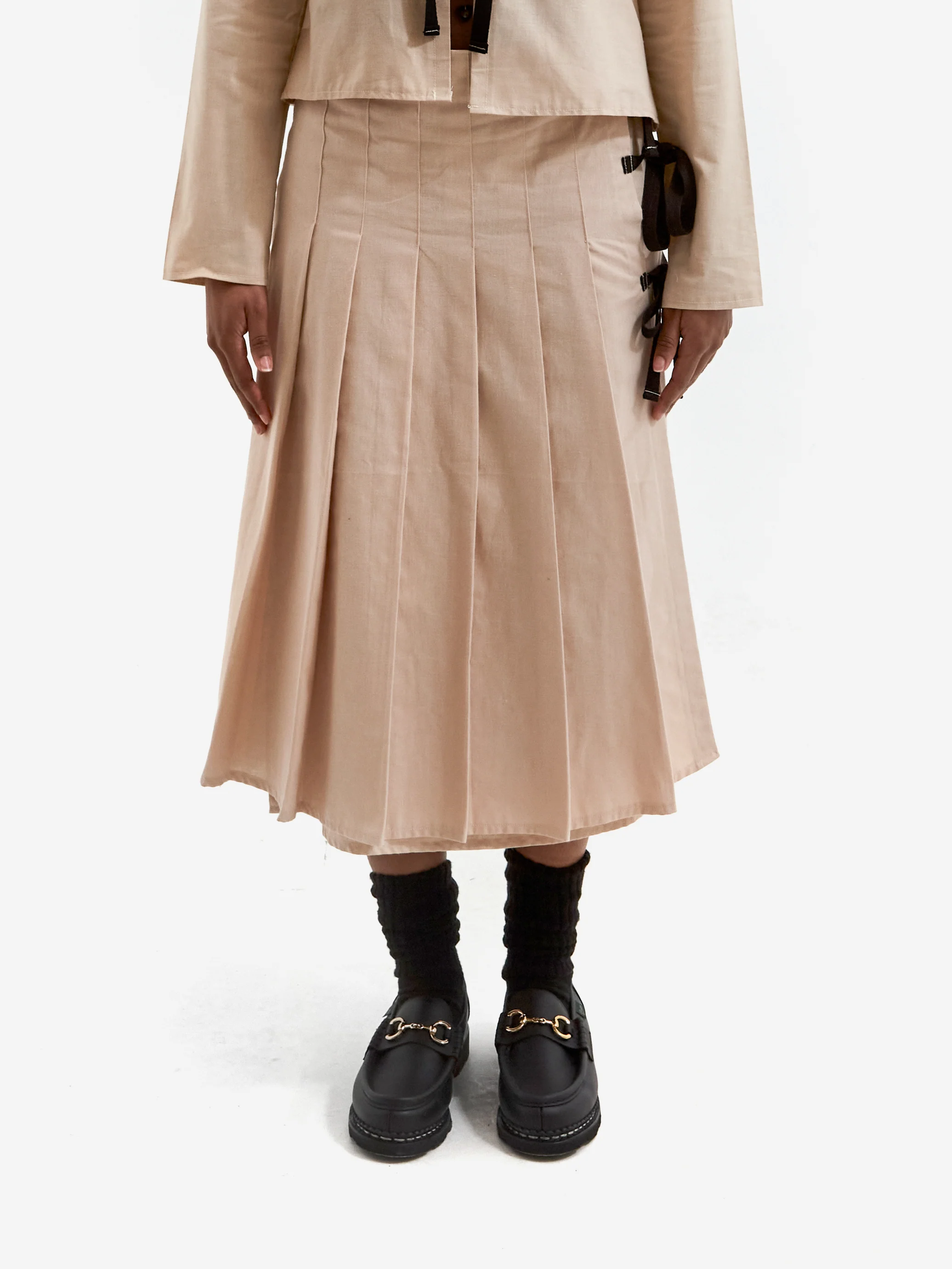 Lauren Perrin Sailor Skirt - Beige