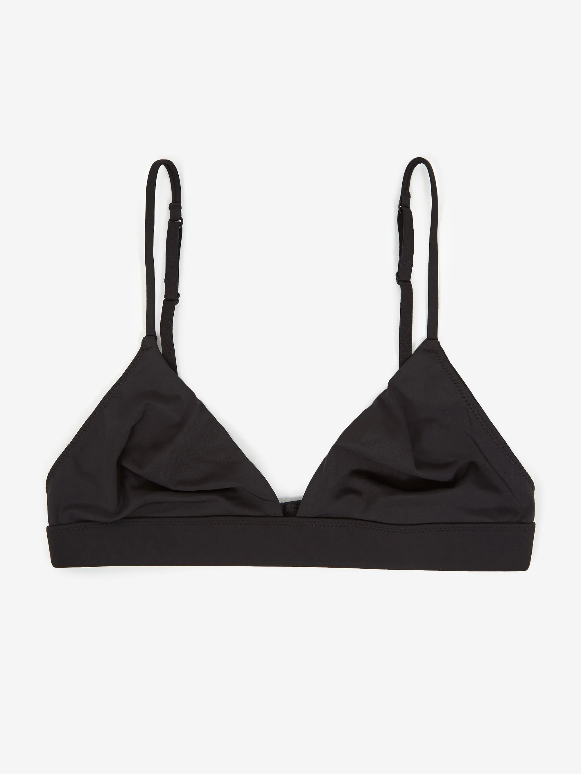 Les Girls Les Boys Paper Touch Traingle Bra - Black - Image 5