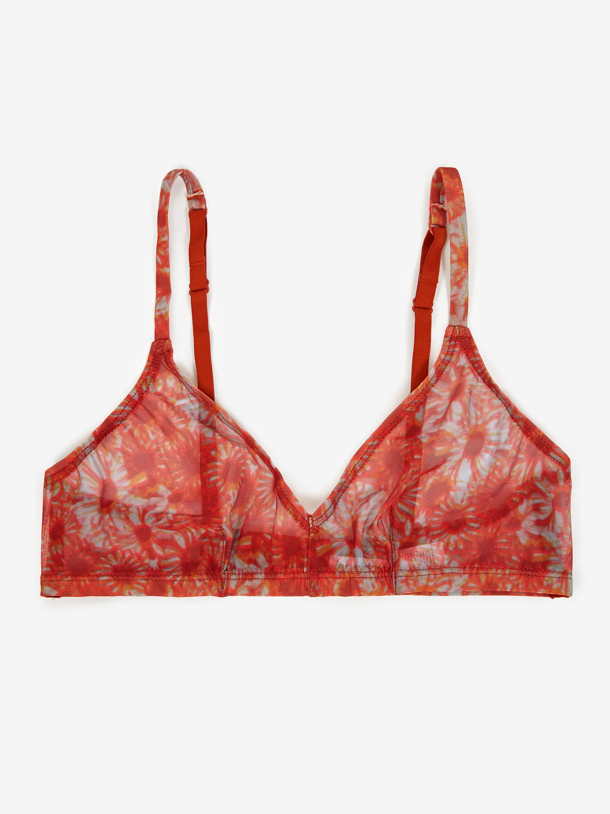 Les Girls Les Boys Printed Mesh Soft Bra Bosa Hazy Daisy - Bosa Hazy Daisy - Image 5