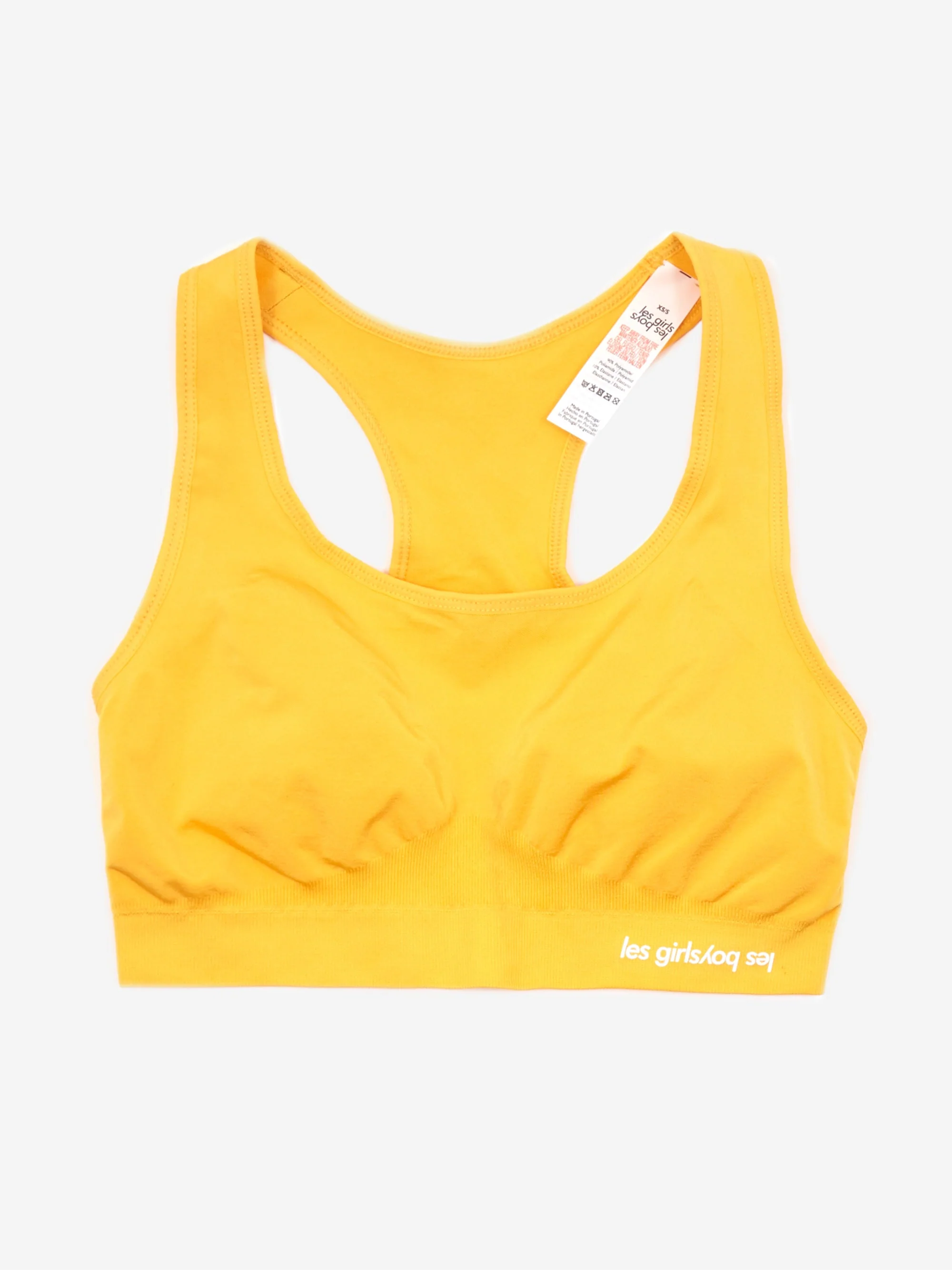 Les Girls Les Boys Seamfree Crop Top Daffodil - Daffodil - Image 5