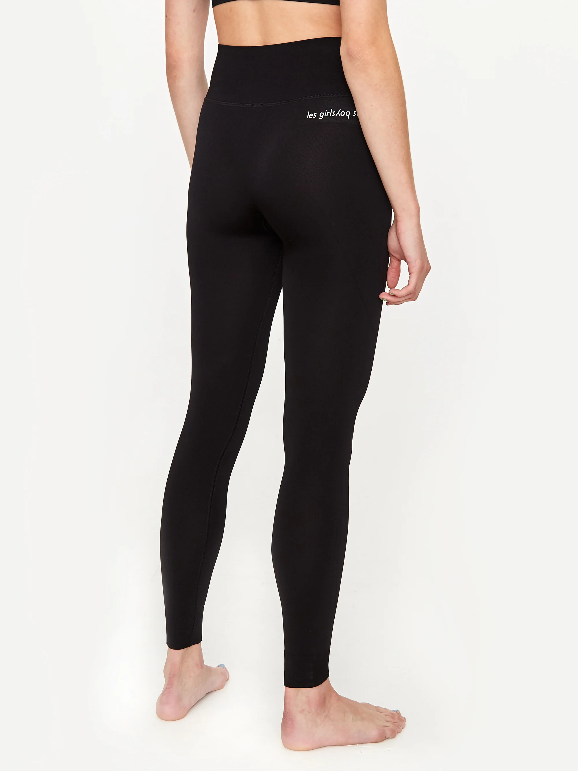 Les Girls Les Boys Seamless Sport Legging - Black - Image 5