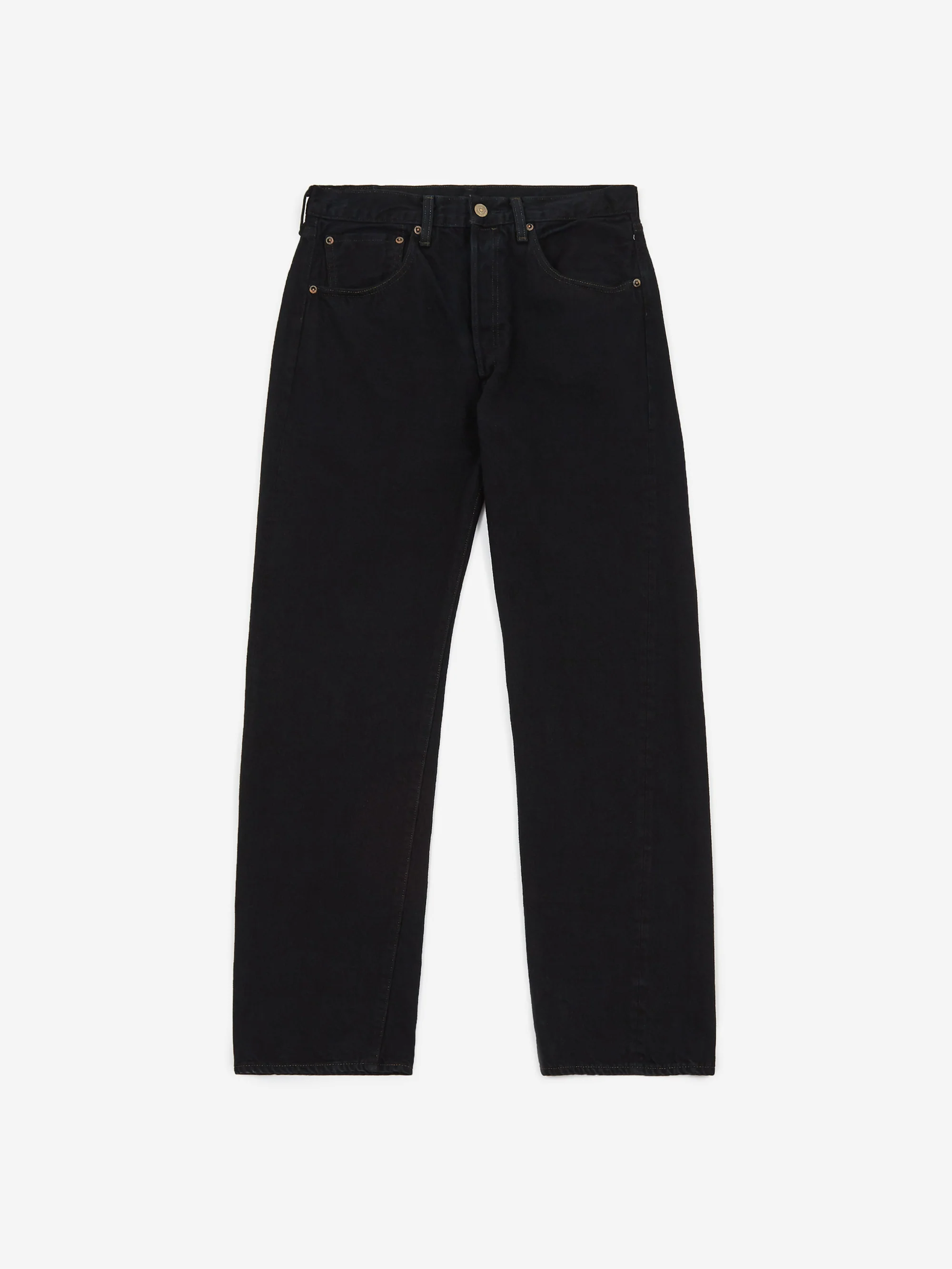 Levis Vintage Clothing 1955 501 Jean - Black Lizard - Image 2