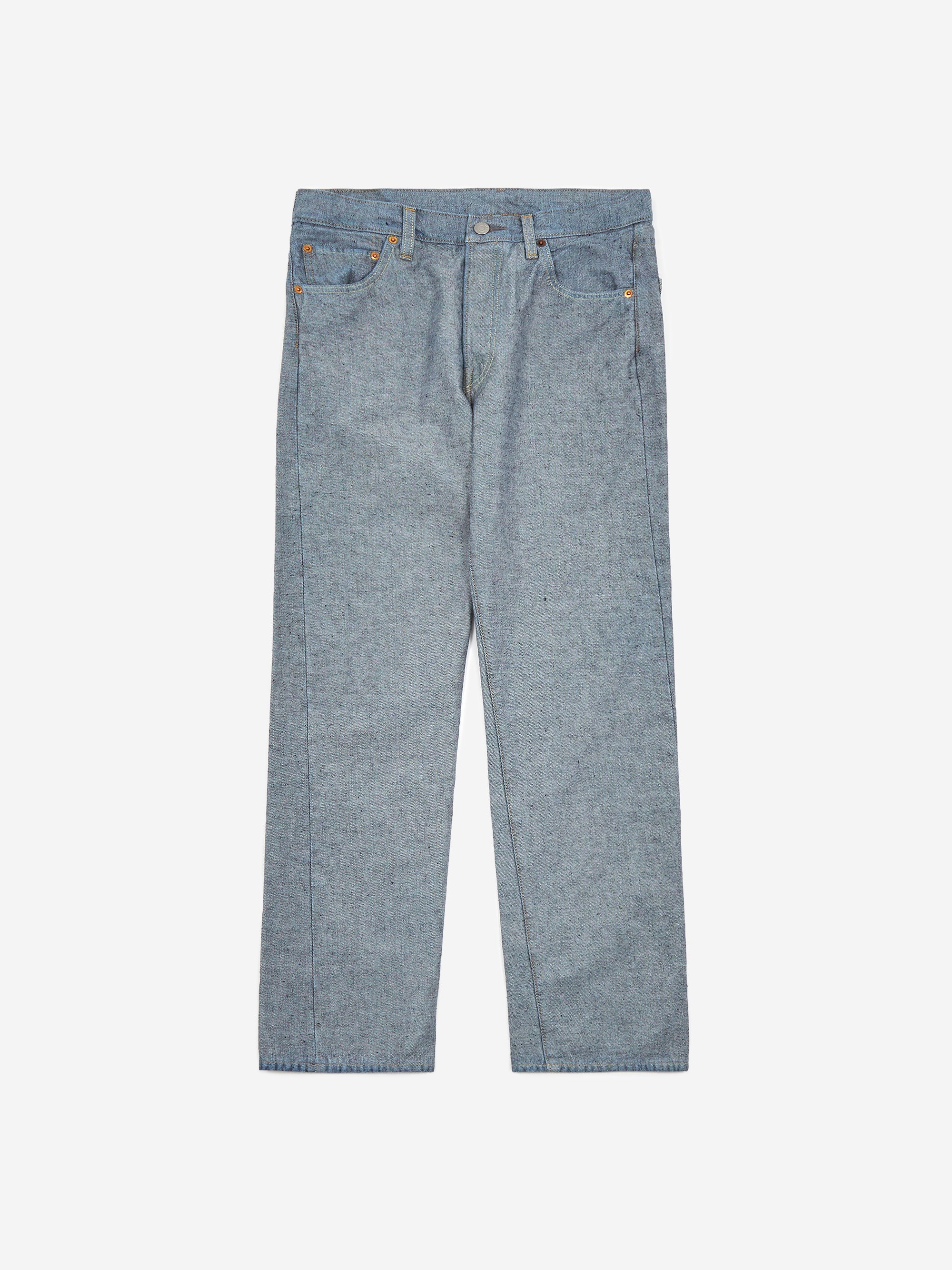 Levis Vintage Clothing 501 Inside Out Denim Jean - LVC Inside Out