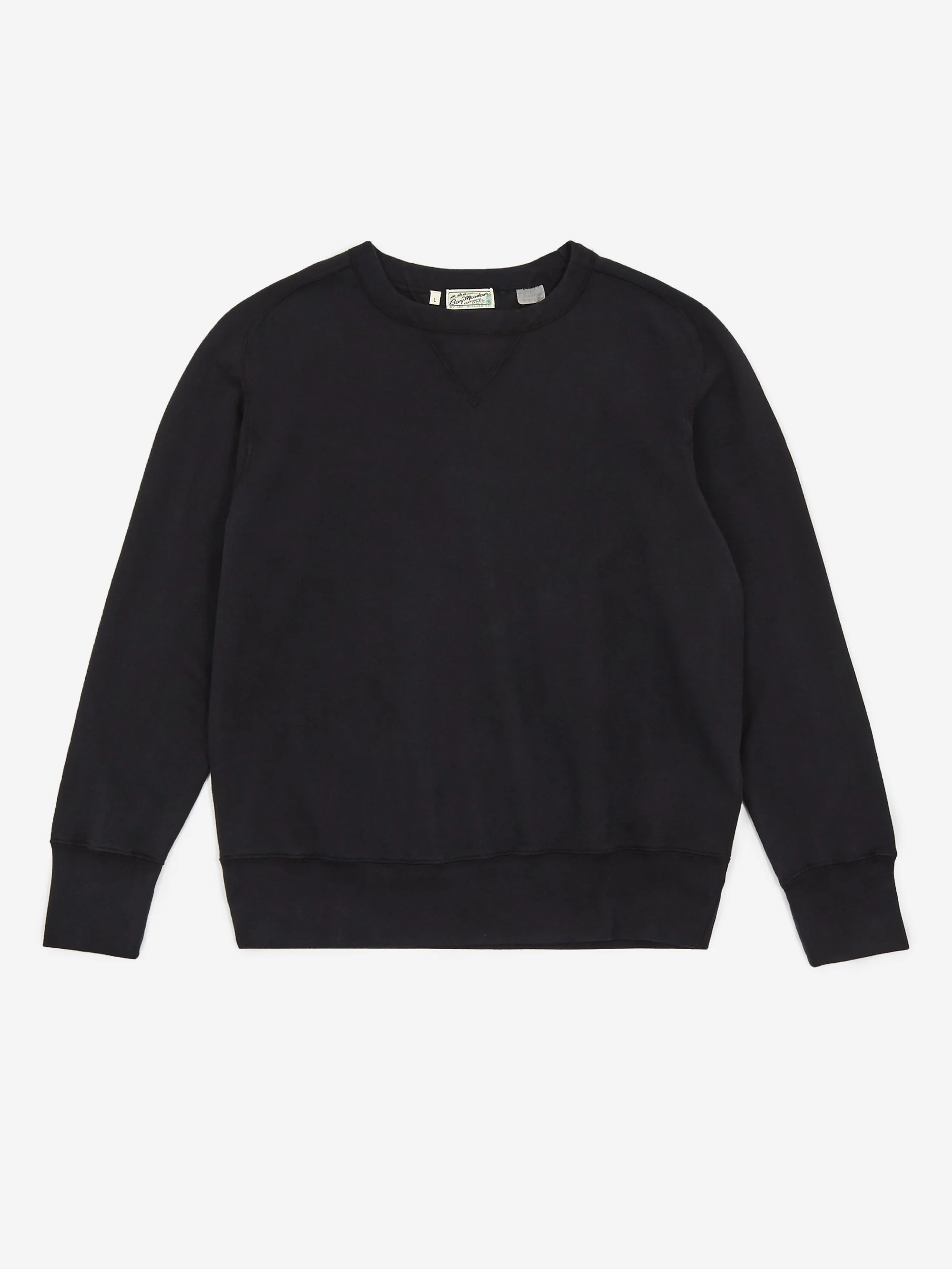 Levis Vintage Clothing Bay Meadows Crewneck Sweatshirt - Black