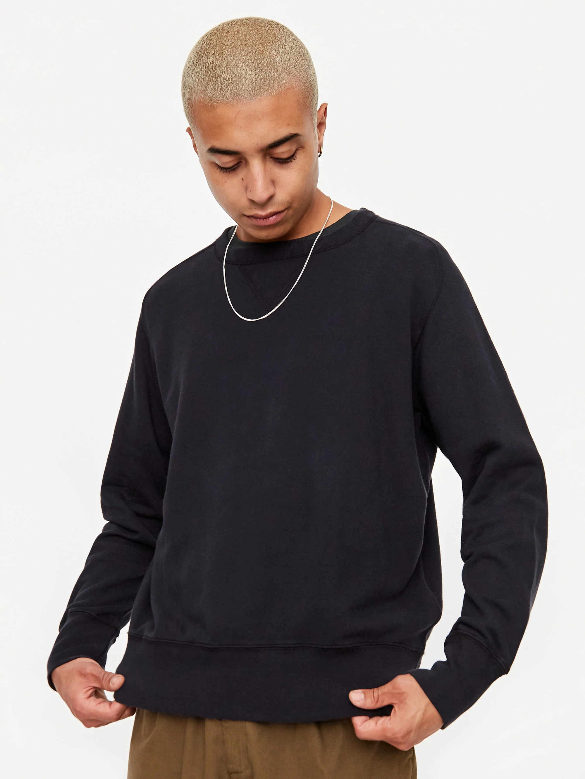 Levis Vintage Clothing Bay Meadows Crewneck Sweatshirt - Black - Image 6