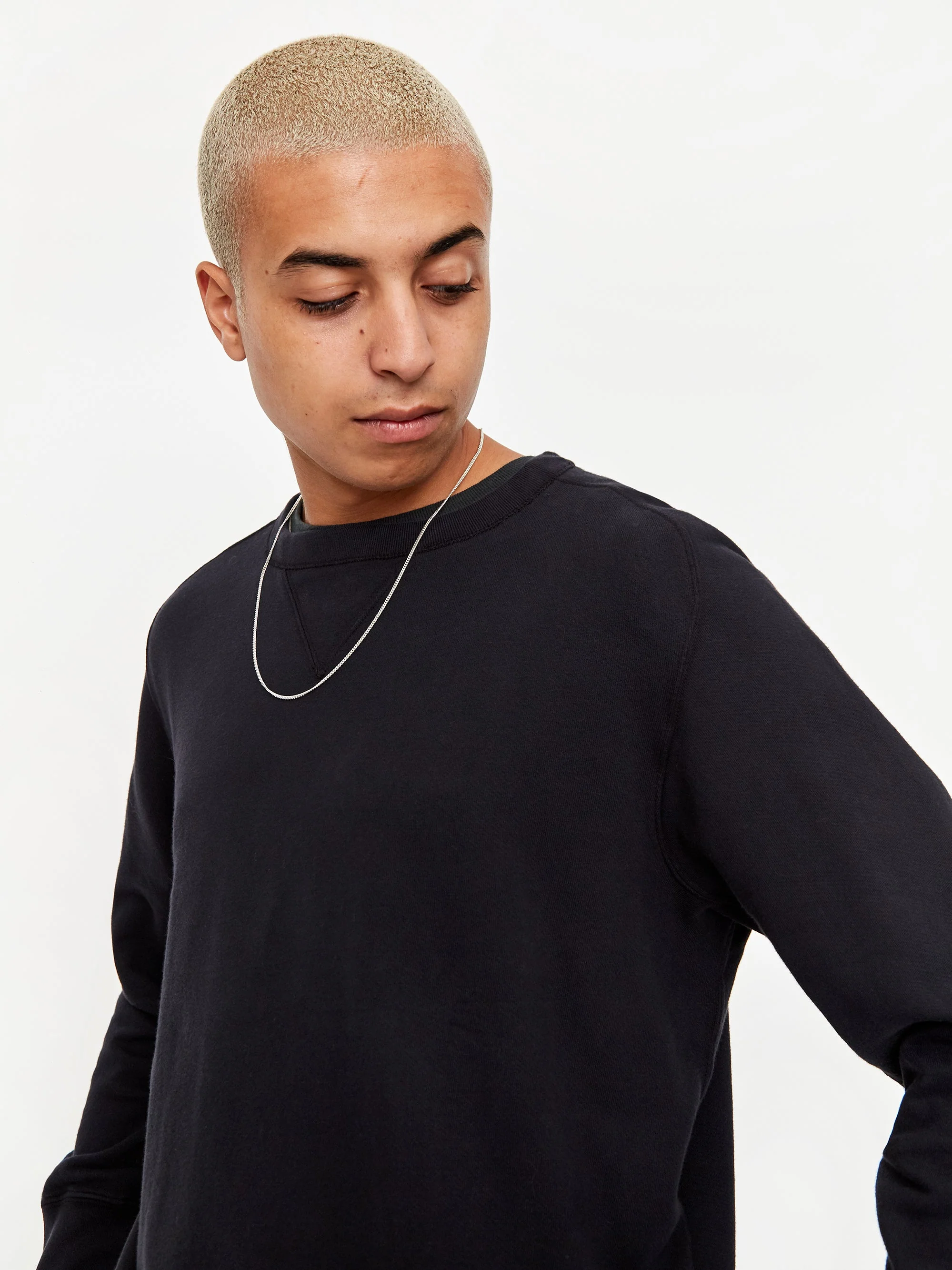 Levis Vintage Clothing Bay Meadows Crewneck Sweatshirt - Black - Image 8