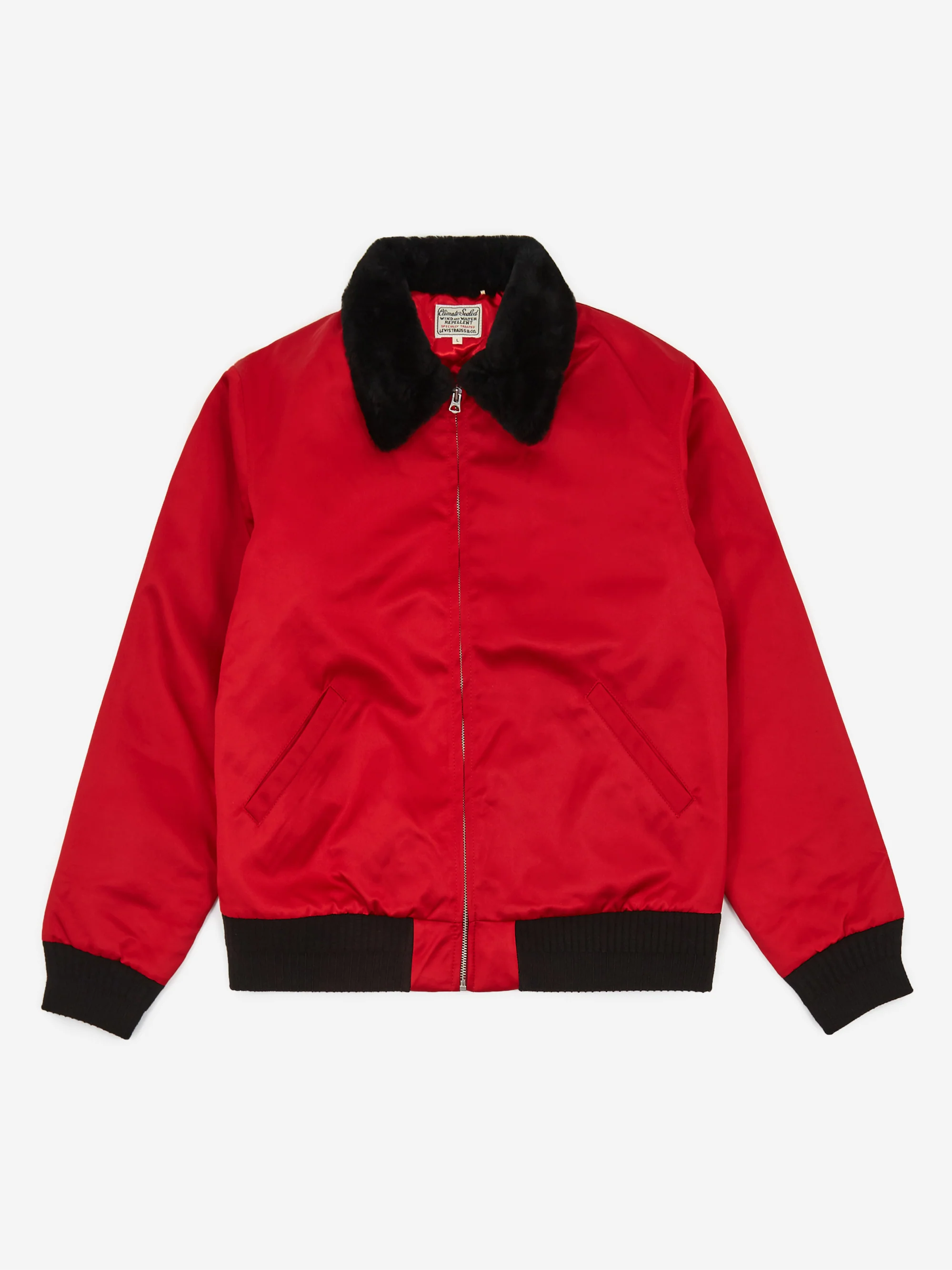 Levis Vintage Clothing Climate Seal Jacket - Script Red - Image 2