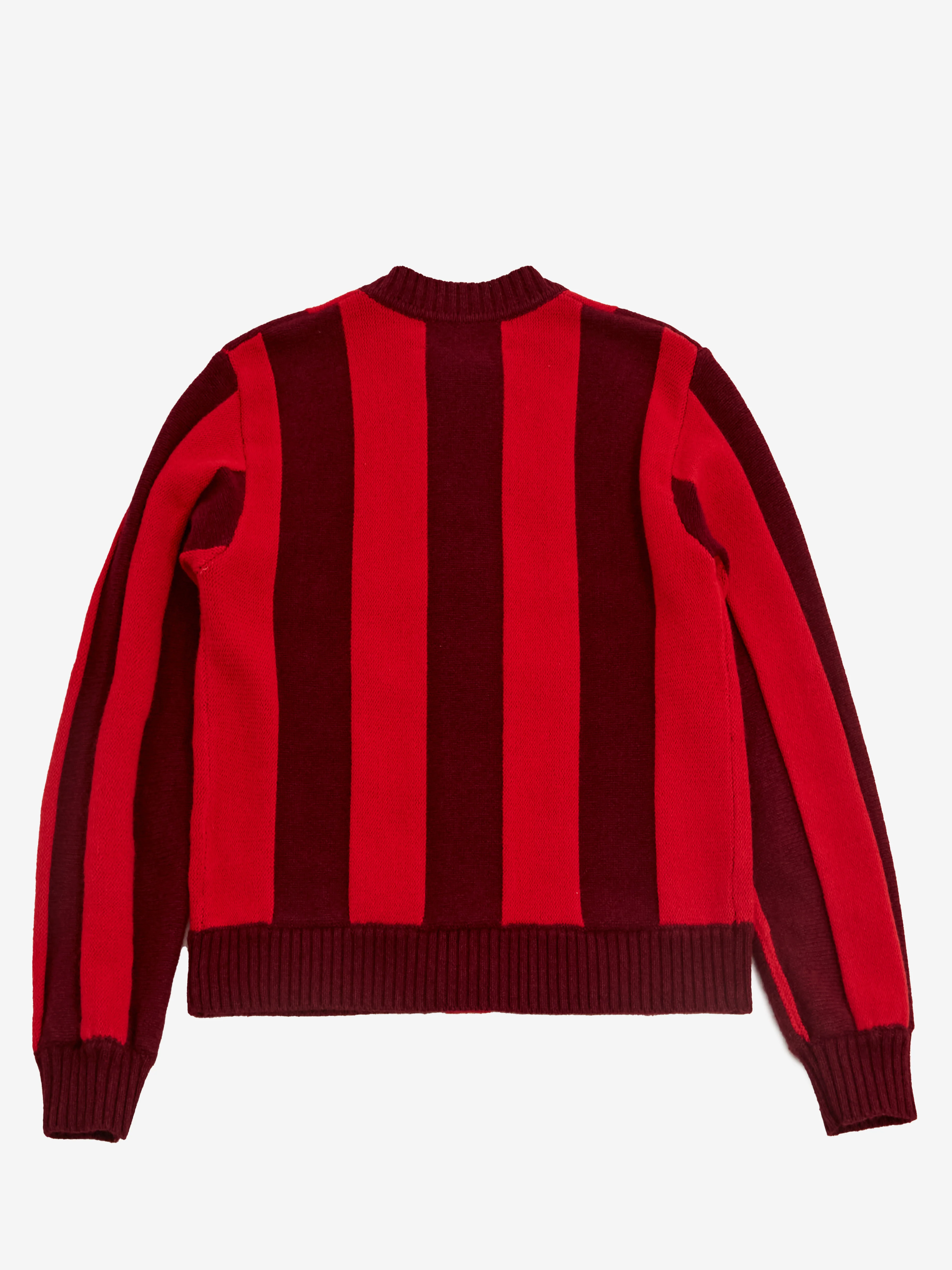 LF Markey Ace Cardigan - Burgundy Stripe - Image 7