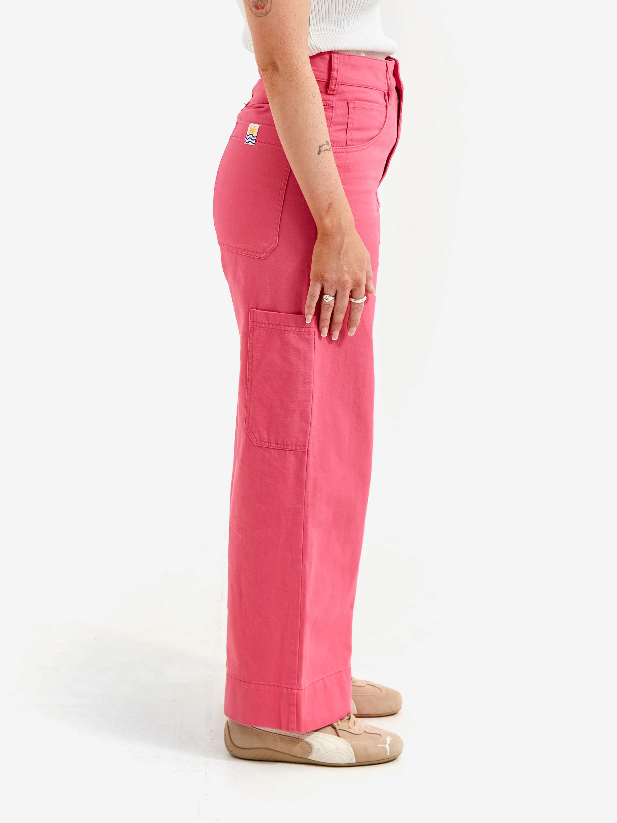 LF Markey Carpenter Trousers - Fuschia - Image 2