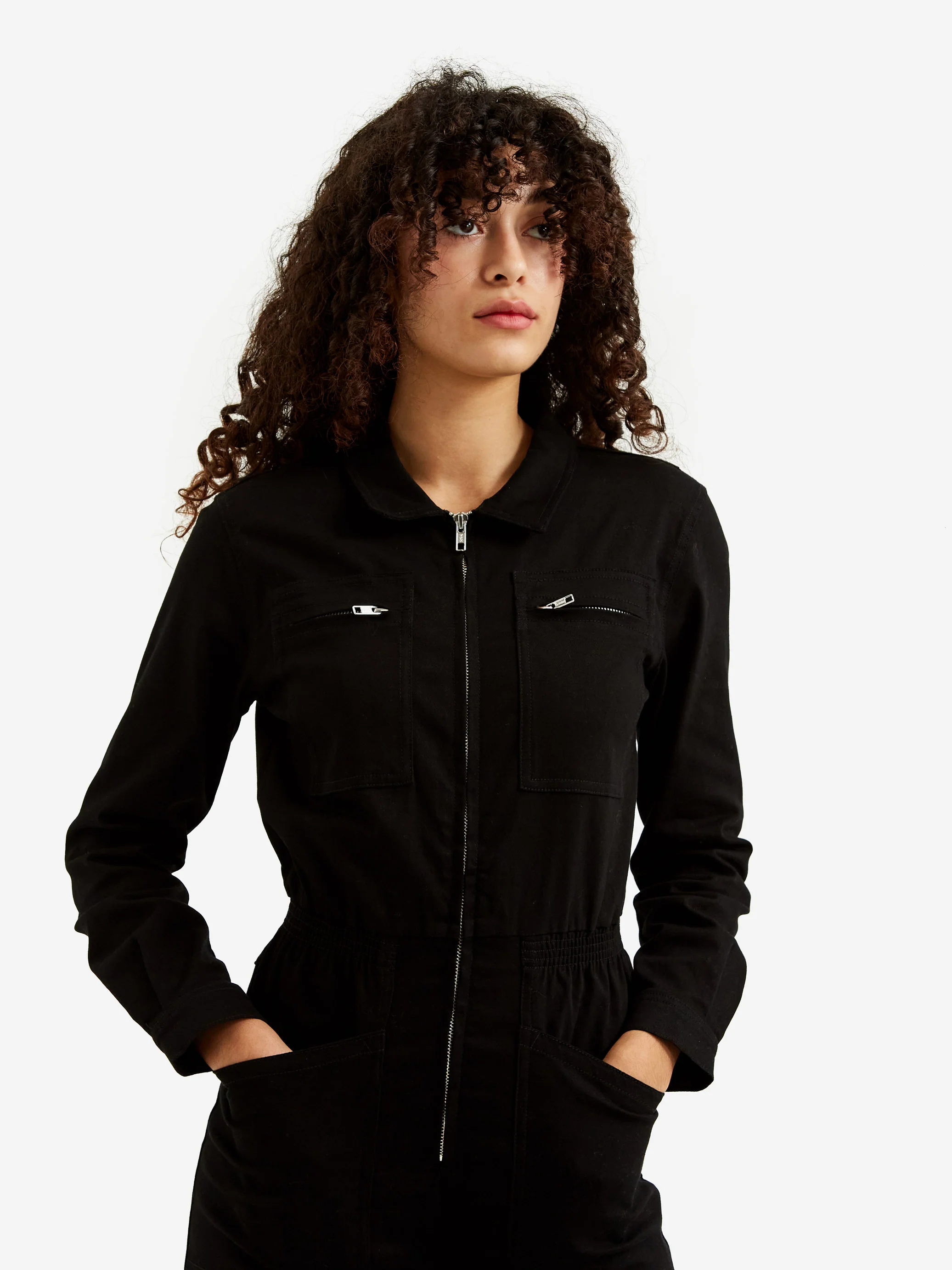 LF Markey Danny Boiler Suit LS - Black - Image 3