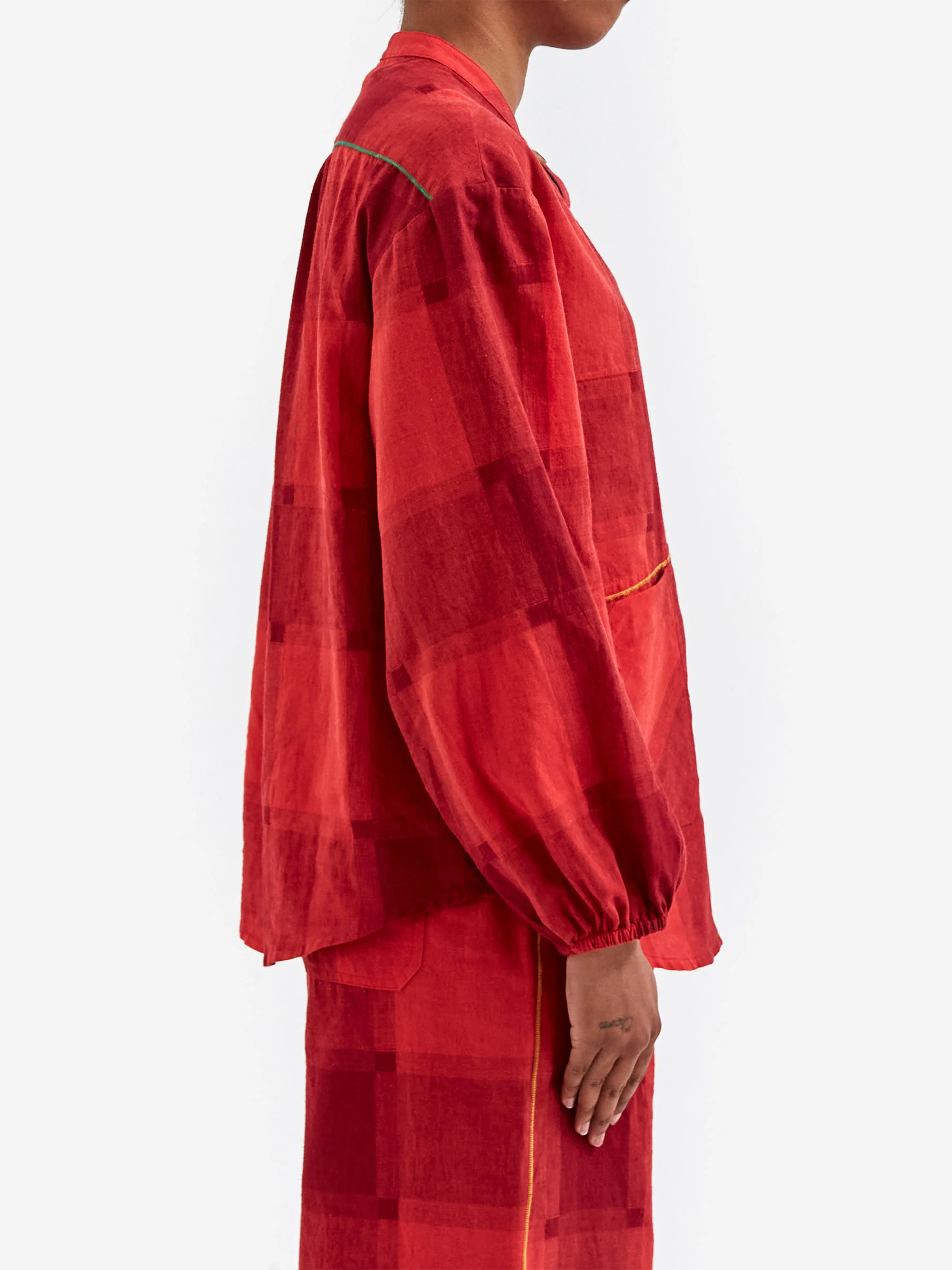 LF Markey Gale Shirt - Red Gingham - Image 2