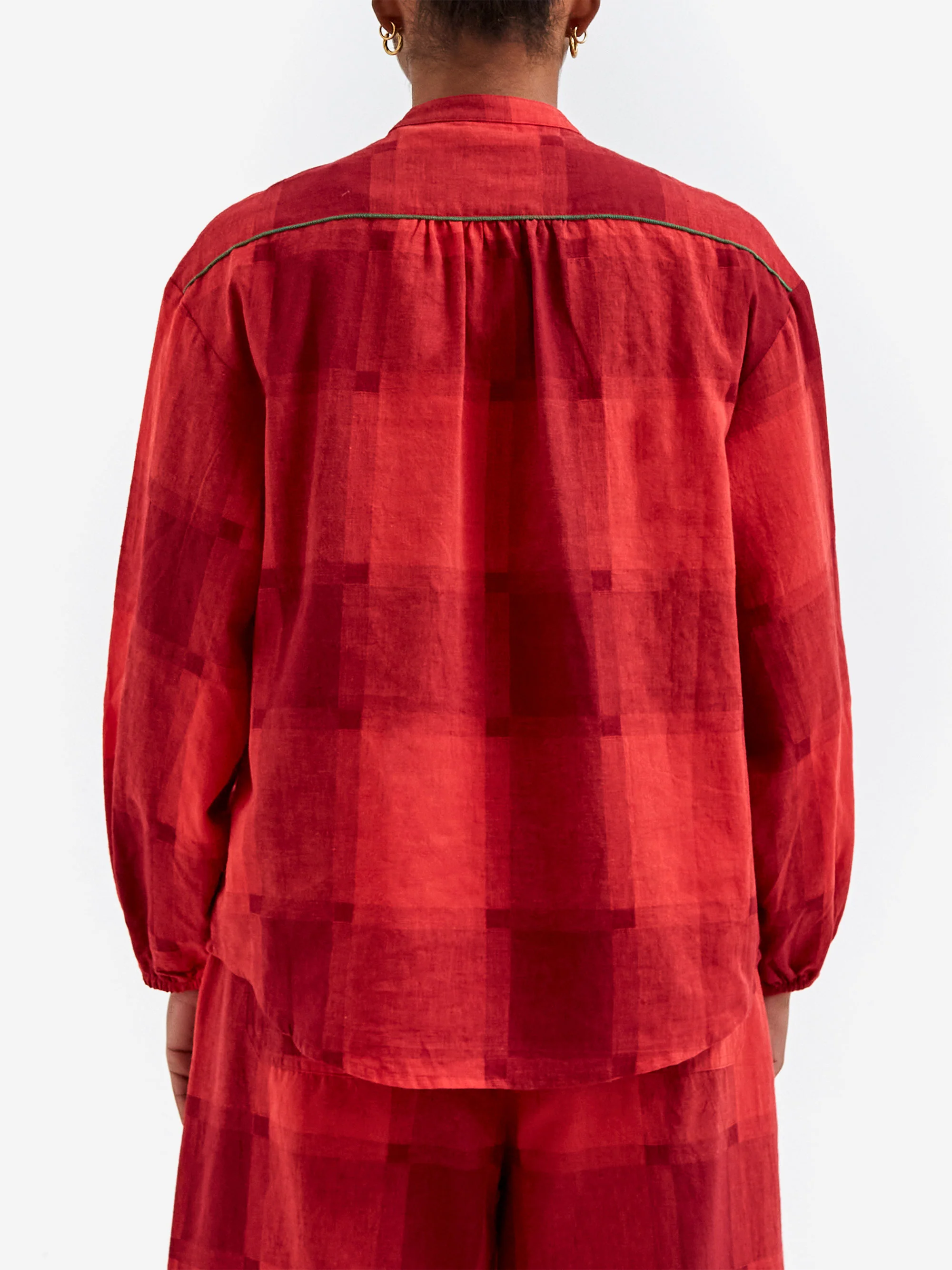 LF Markey Gale Shirt - Red Gingham - Image 3