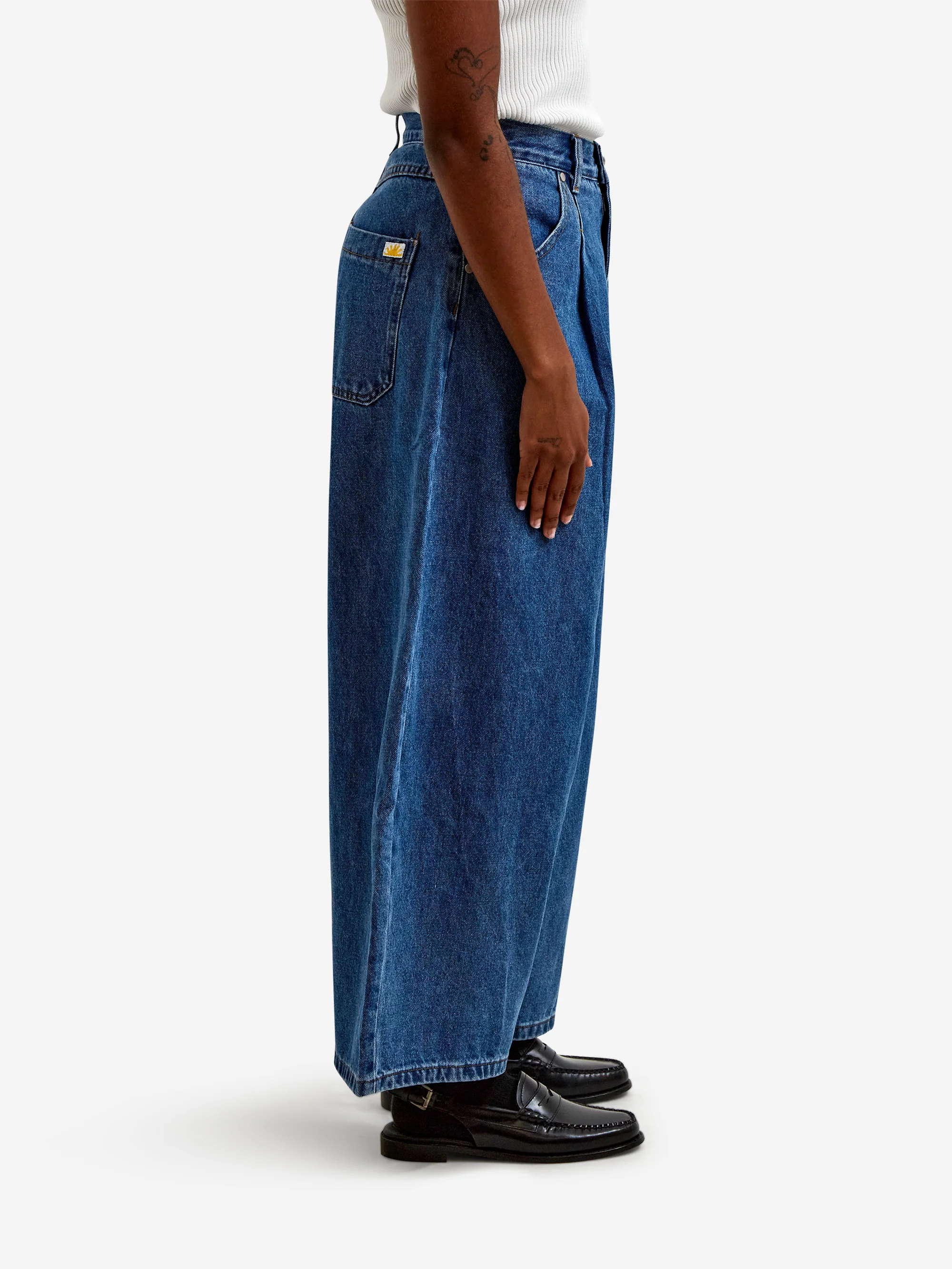 LF Markey Mason Jeans - Mid Blue - Image 2