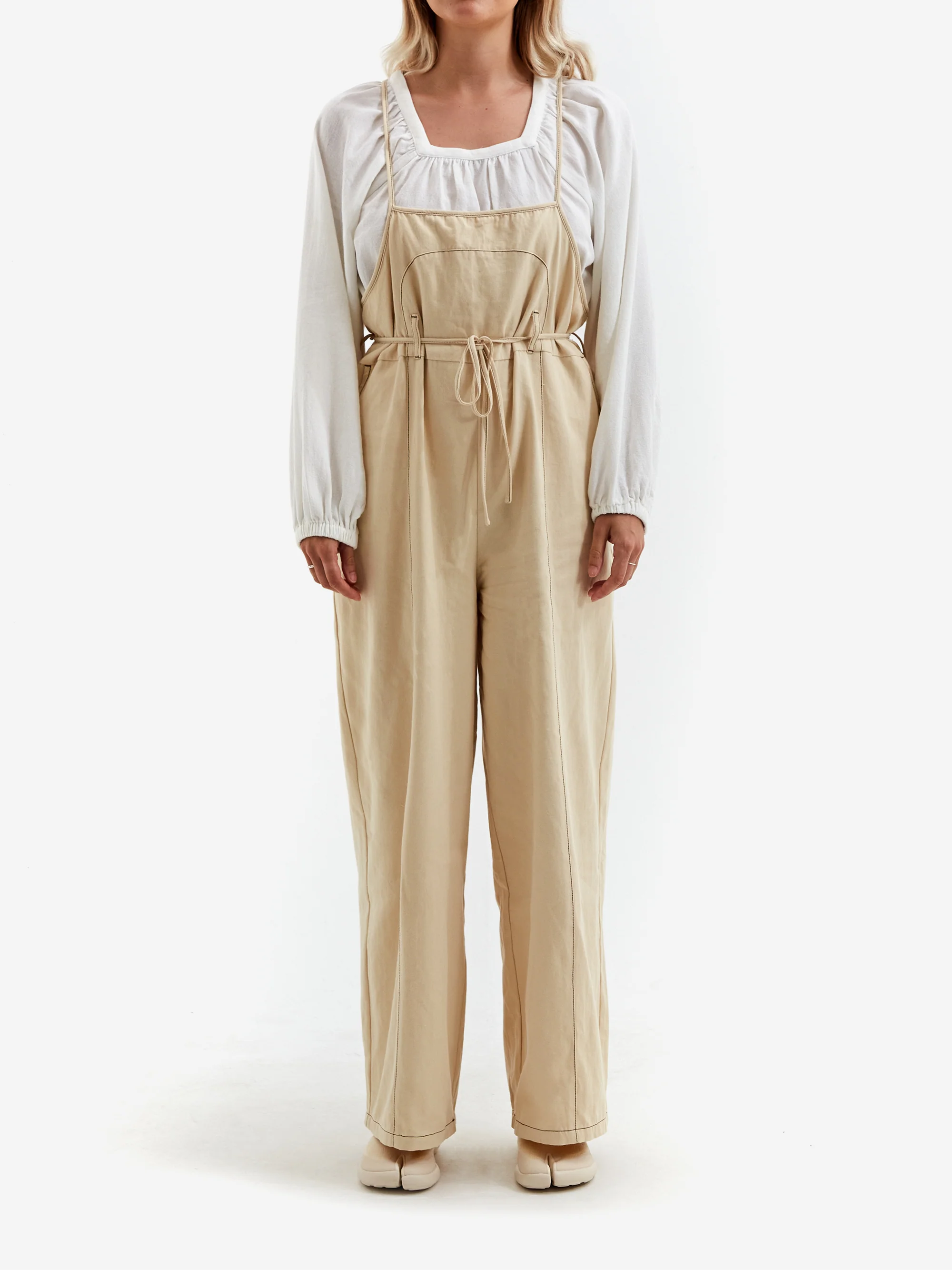 LF Markey Tomas Overalls - Ecru