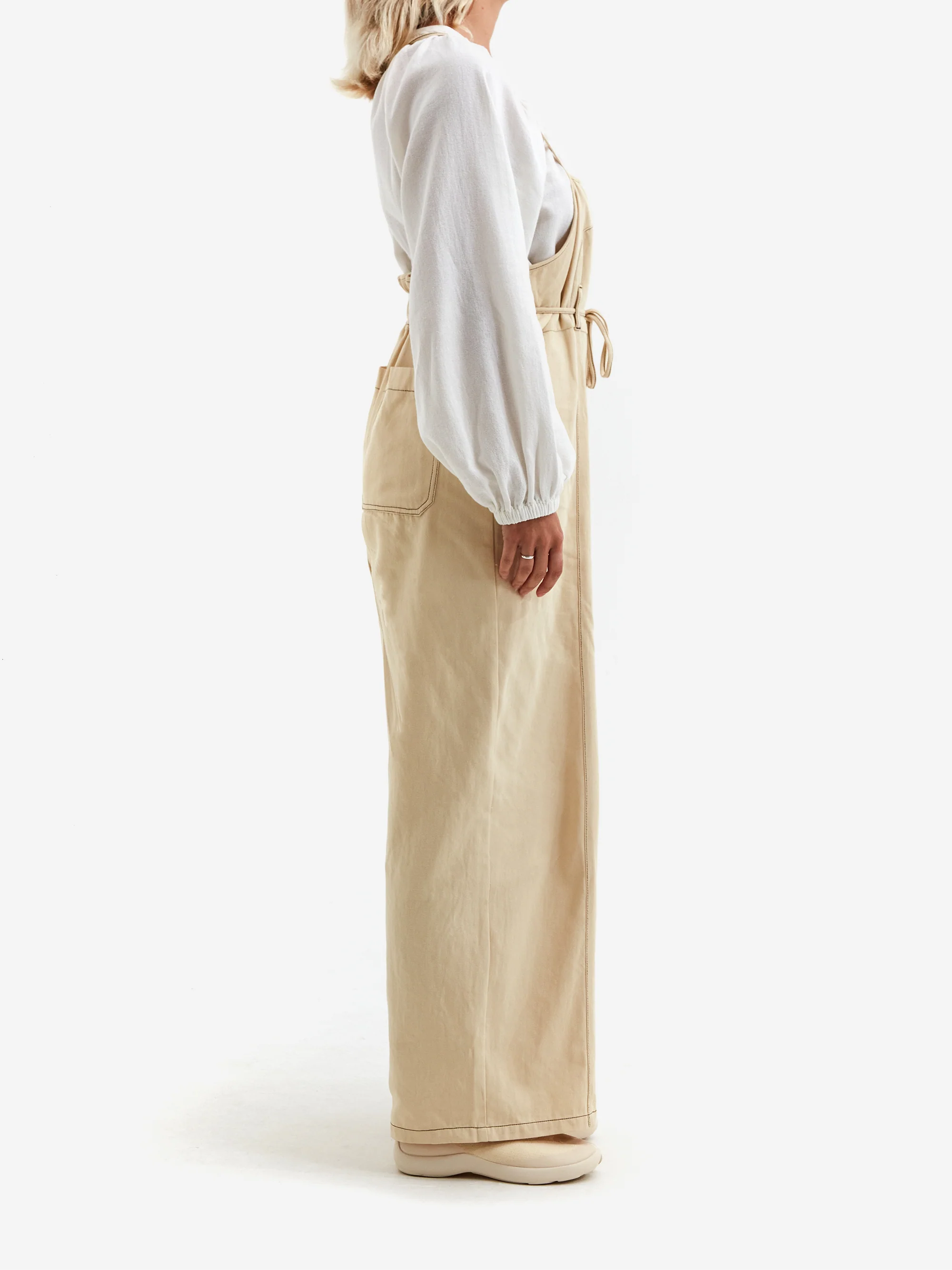 LF Markey Tomas Overalls - Ecru - Image 2