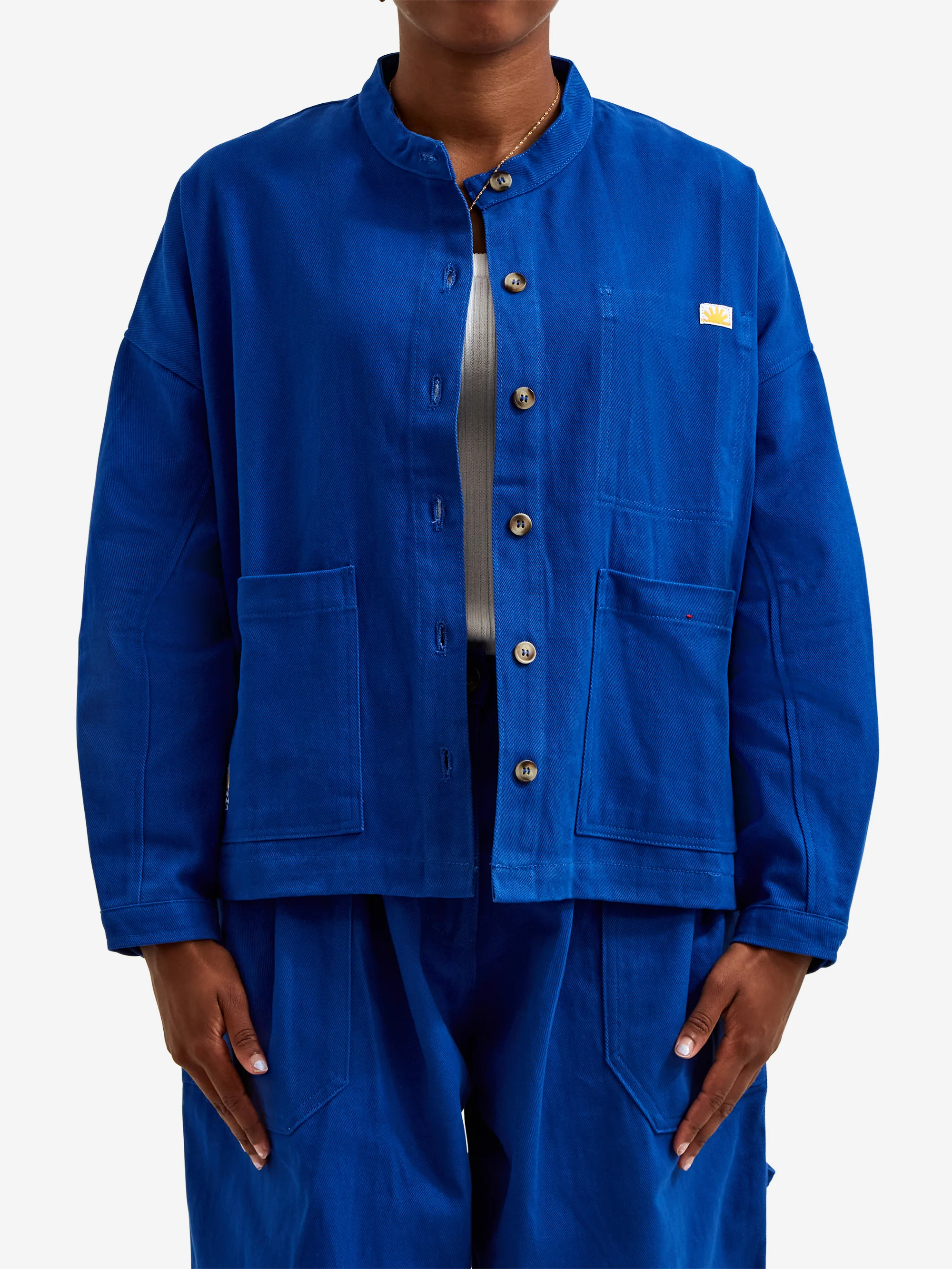 LF Markey Wide Chore Coat - Cobalt